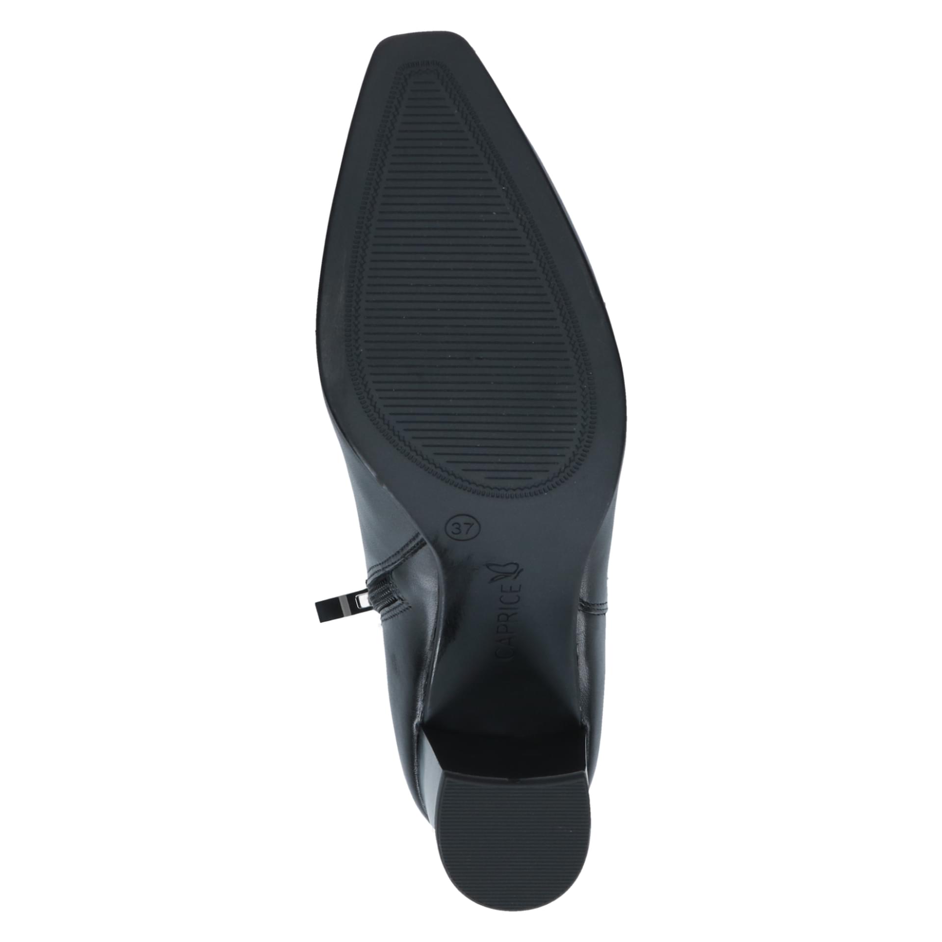 Caprice Audrey Bottines cuir in Black Nappa, semelle (SKU 9-25317-47--022)