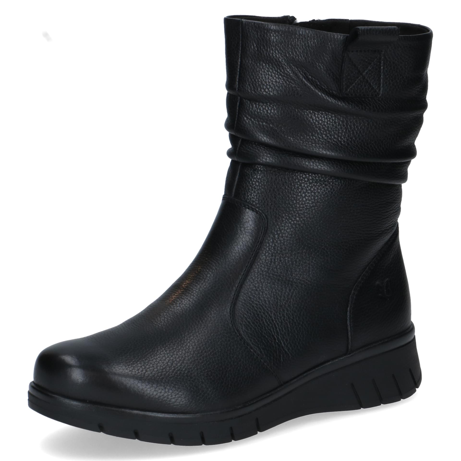 Caprice Dascha cuir in Black Nappa, vue trois-quarts (SKU 9-26455-45--022)