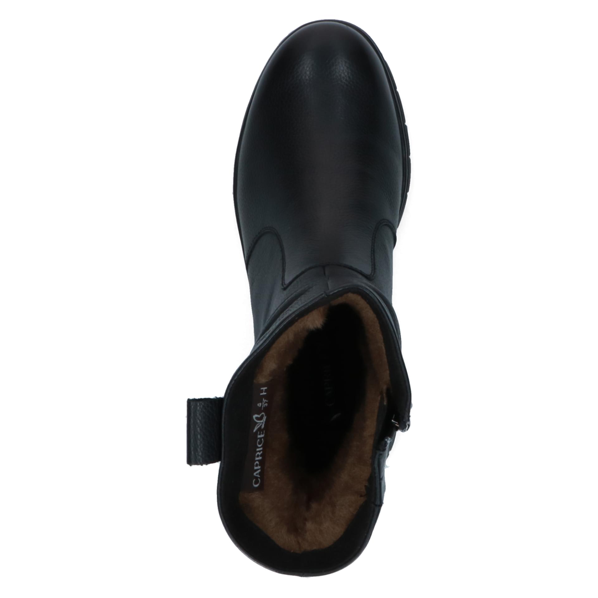 Caprice Dascha cuir in Black Nappa, vue de dessus (SKU 9-26455-45--022)