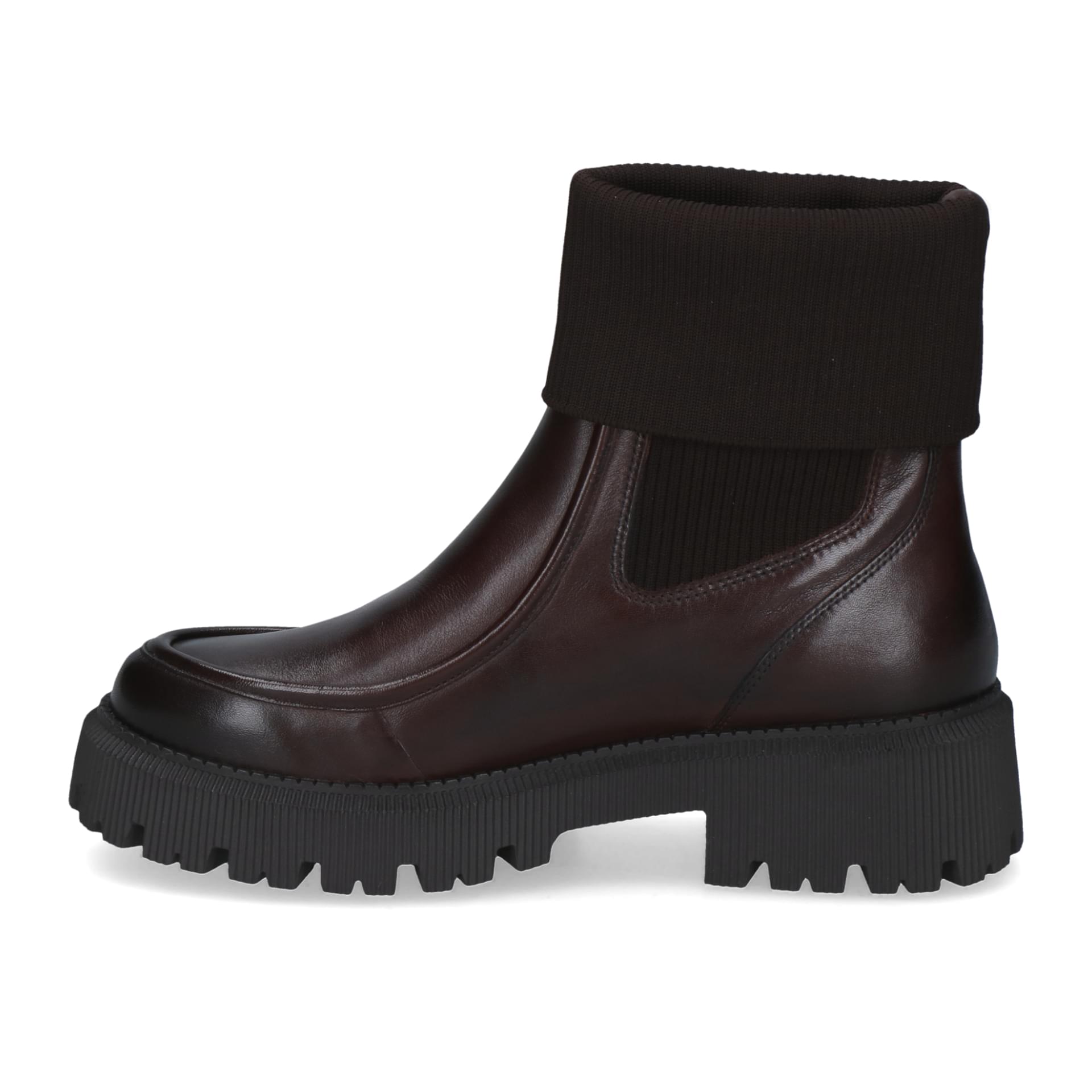 Caprice Dilara Ankle Boots leather in Dk Brown Comb, inner side (SKU 9-25213-47--329)