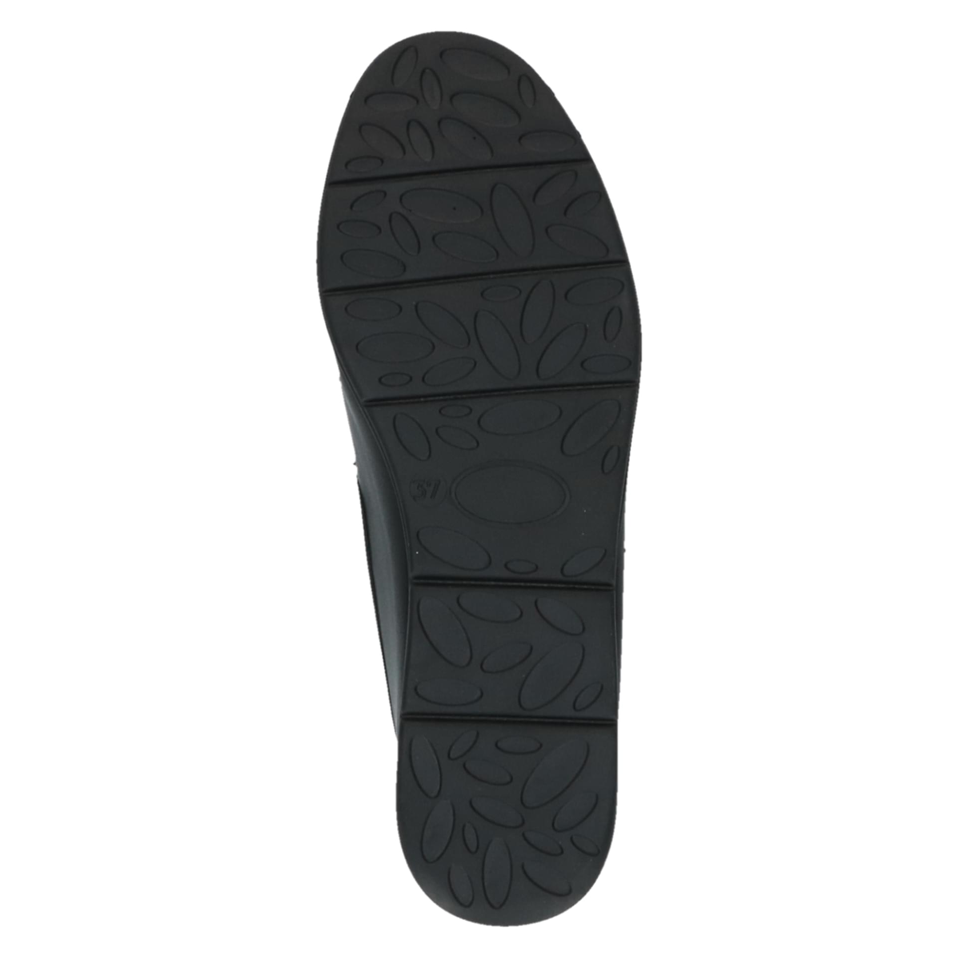 Caprice Frieda Loafers cuir in Black Nappa, semelle (SKU 9-24750-41--02C)