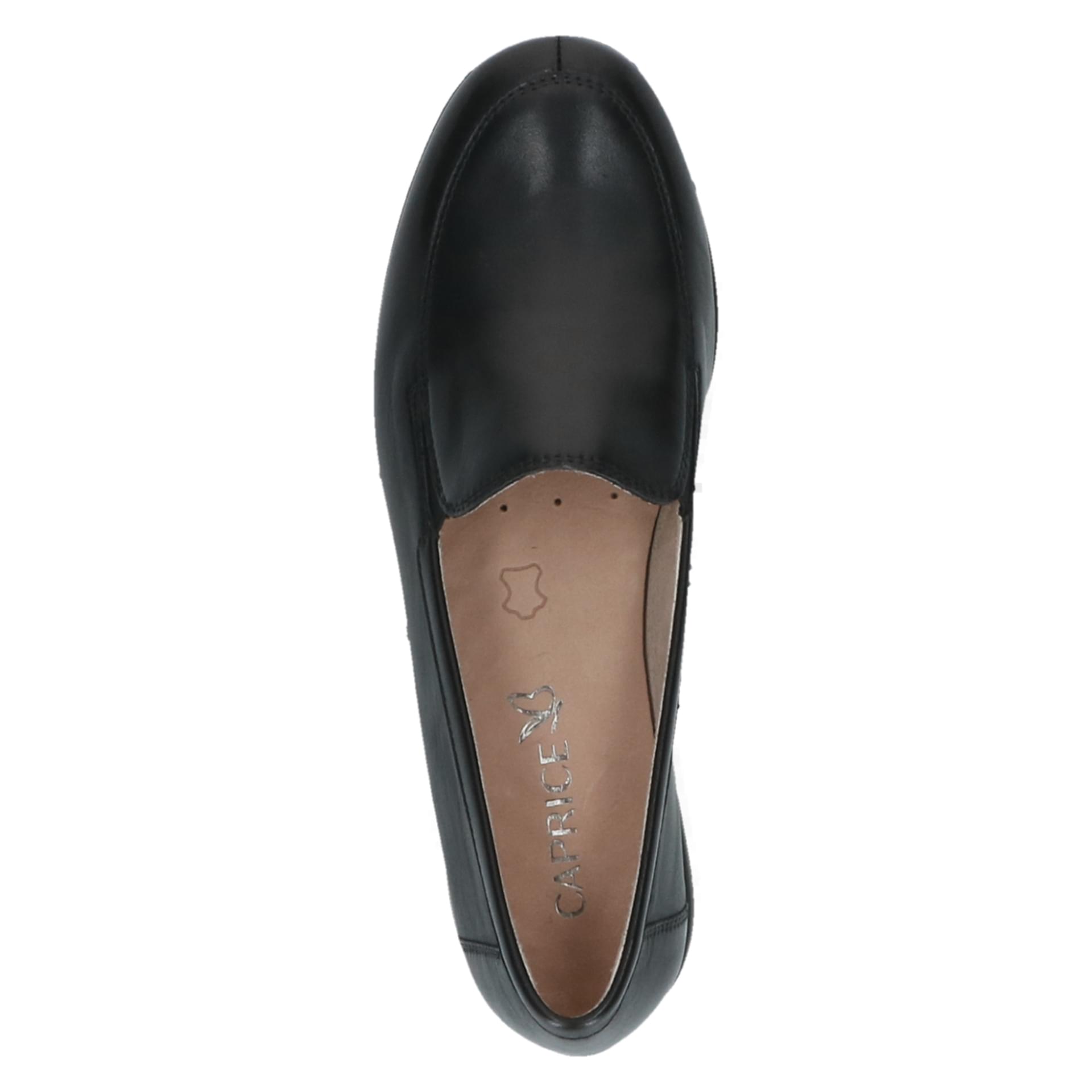 Caprice Frieda Loafers cuir in Black Nappa, vue de dessus (SKU 9-24750-41--02C)