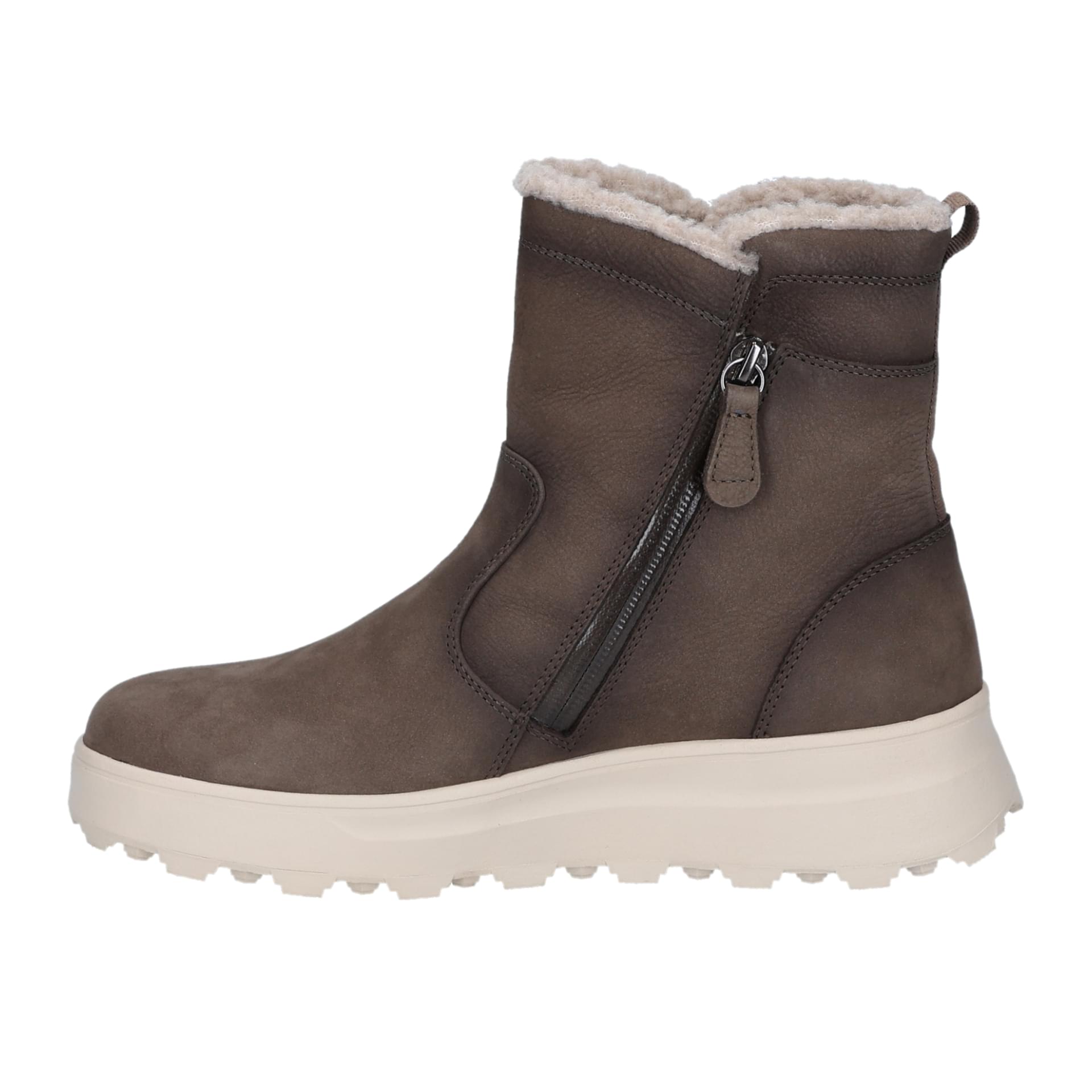Caprice Fritzy cuir in Khaki Nubuc, côté intérieur (SKU 9-26413-47--771)