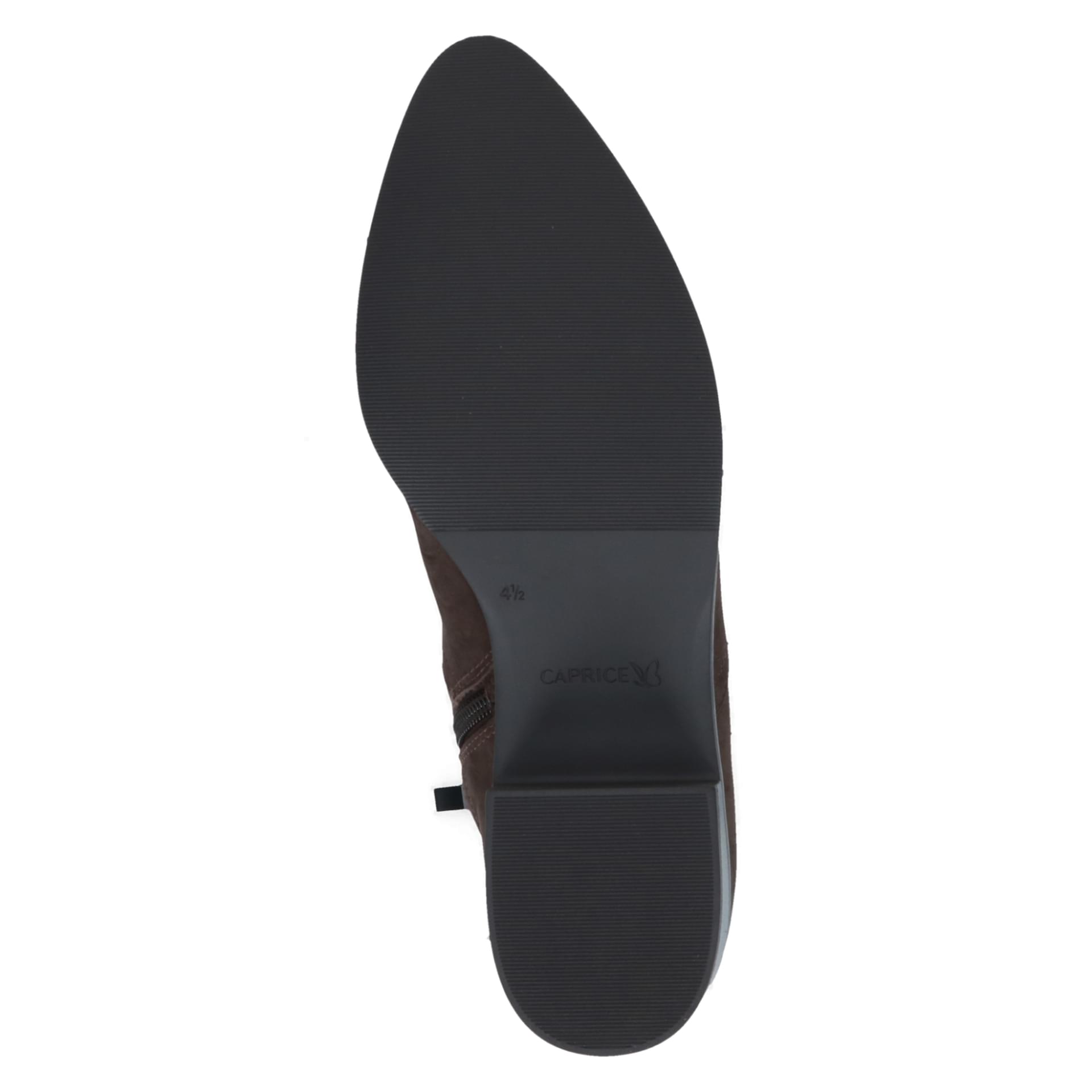 Caprice Harmony Bottines cuir in Dk Brown Nubuc, semelle (SKU 9-25310-47--344)
