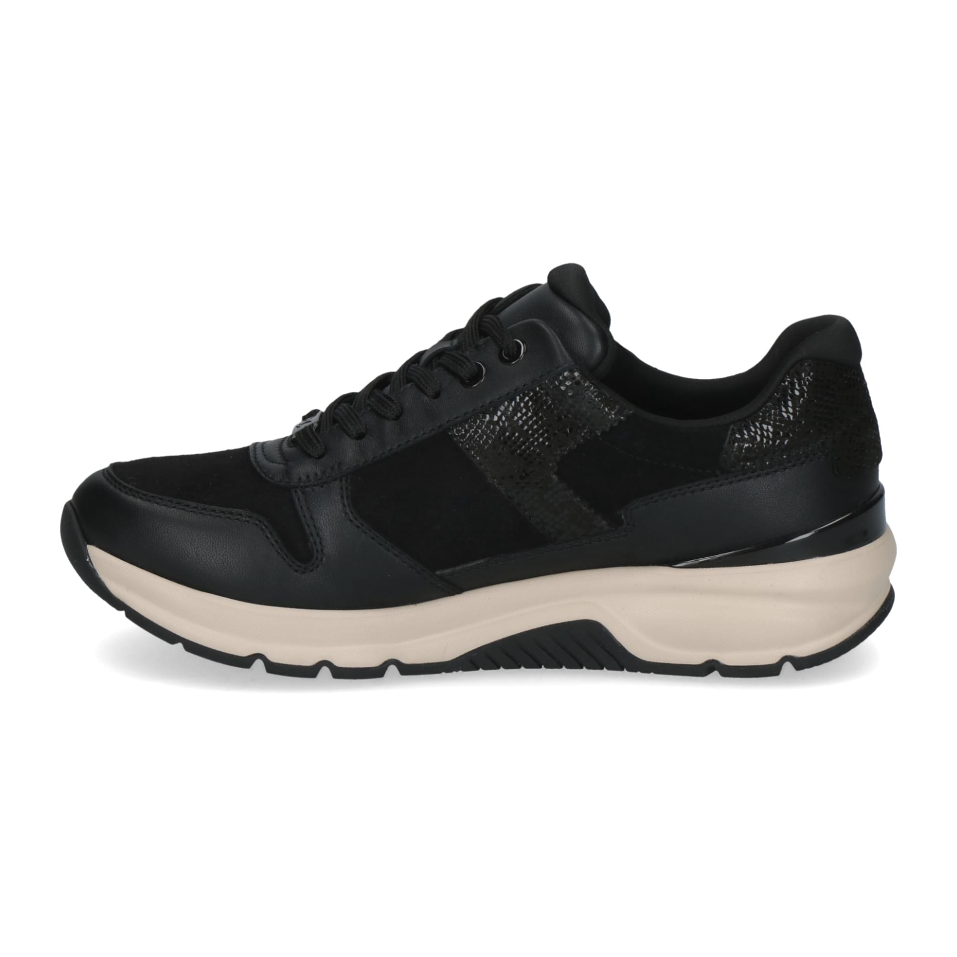 Caprice Heike Sneakers leer in Black Comb, binnenzijde (SKU 9-23723-47--019)