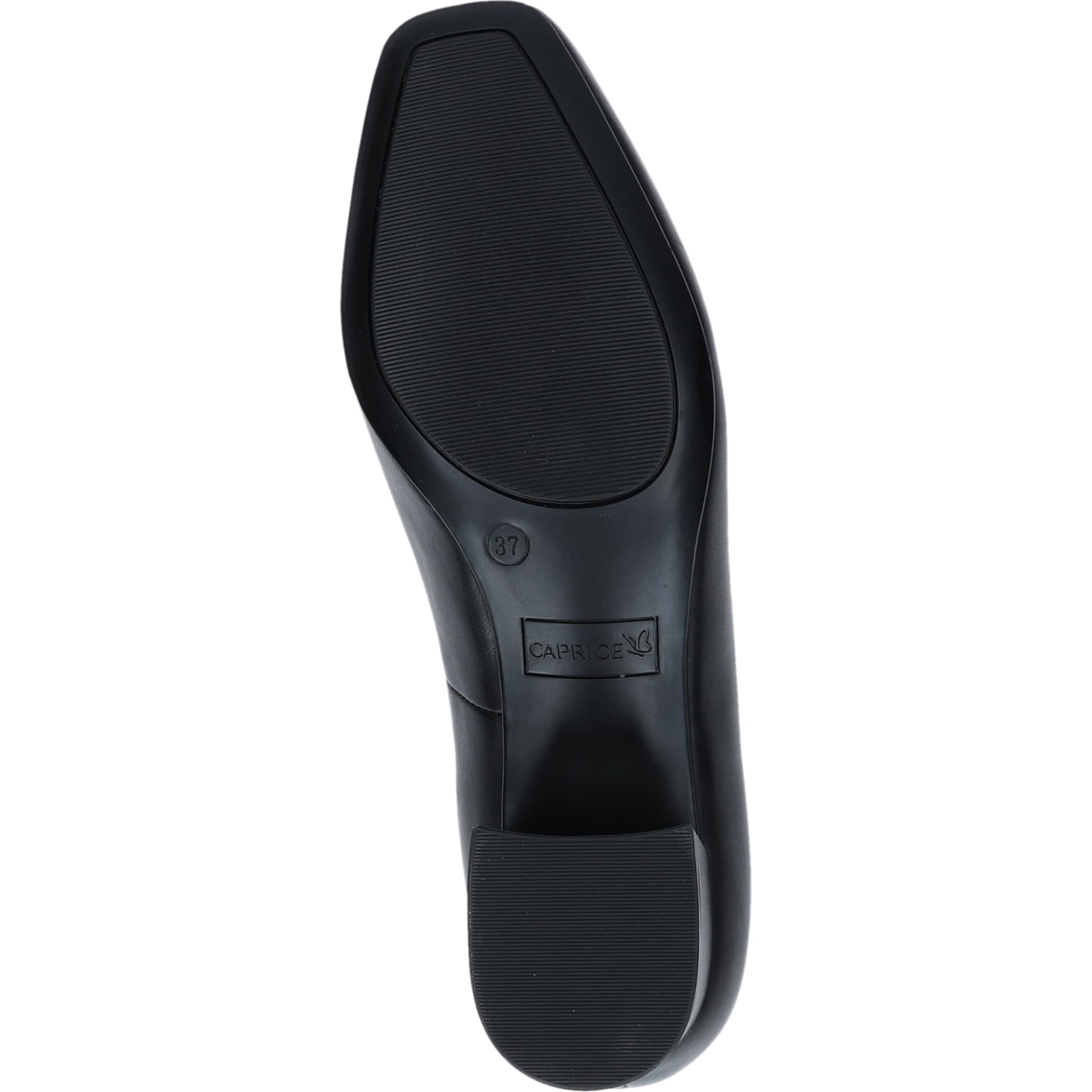Caprice Nina in Black Nappa, zool (SKU 9-22315-42--022)