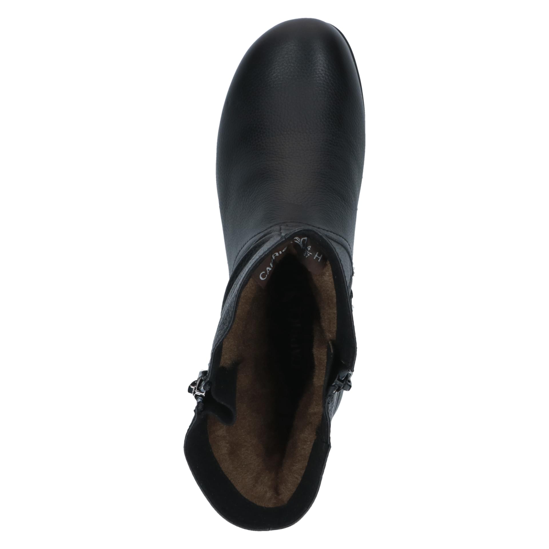 Caprice Vera Bottes cuir in Black Nappa, vue de dessus (SKU 9-26456-43--022)
