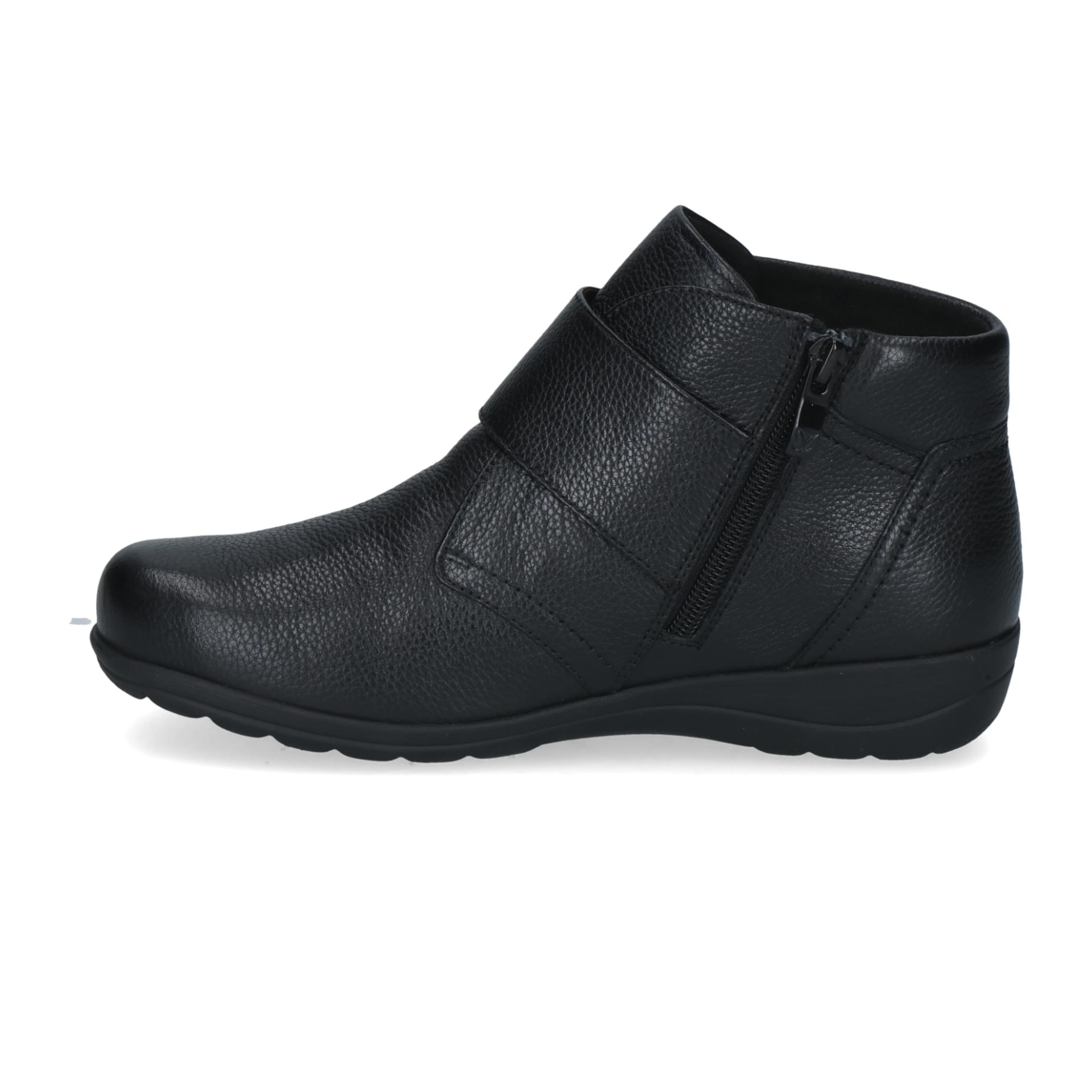 Caprice Vera Bottines cuir in Black Nappa, côté intérieur (SKU 9-26457-41--022)