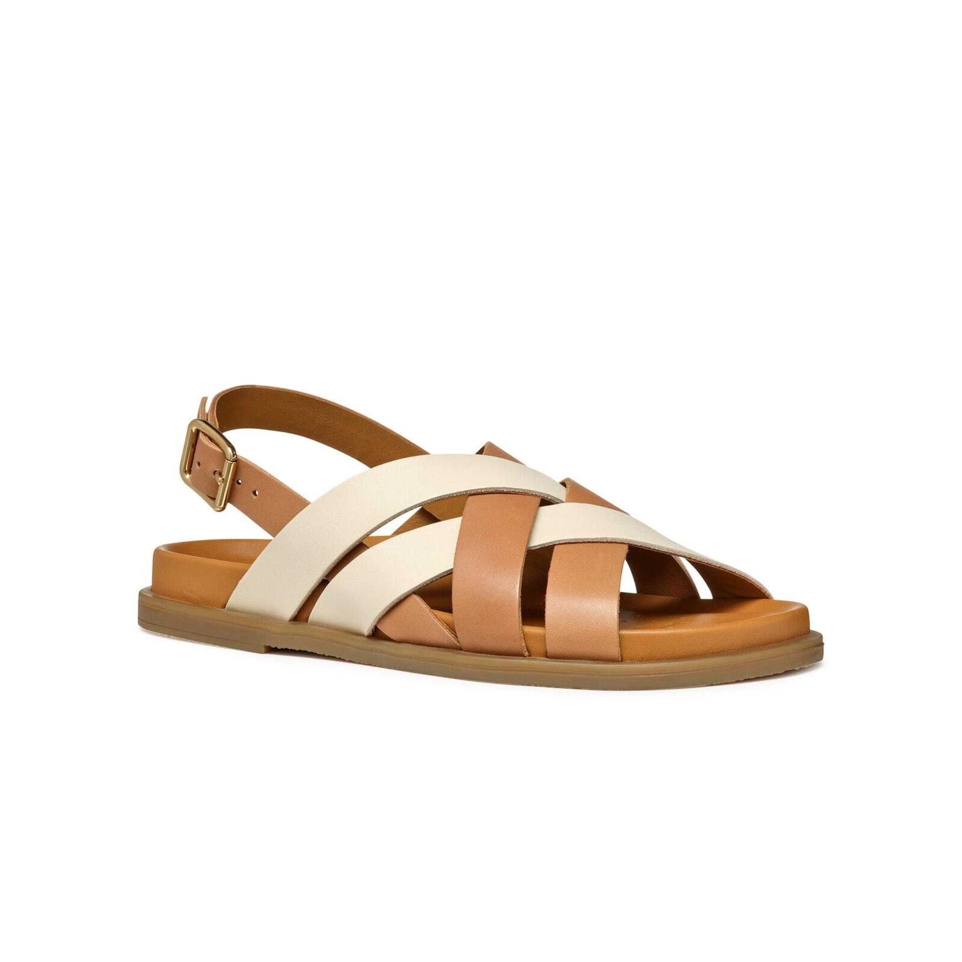 Geox Adelash Sandalen D55YWA_00043 in Camel/Papyrus