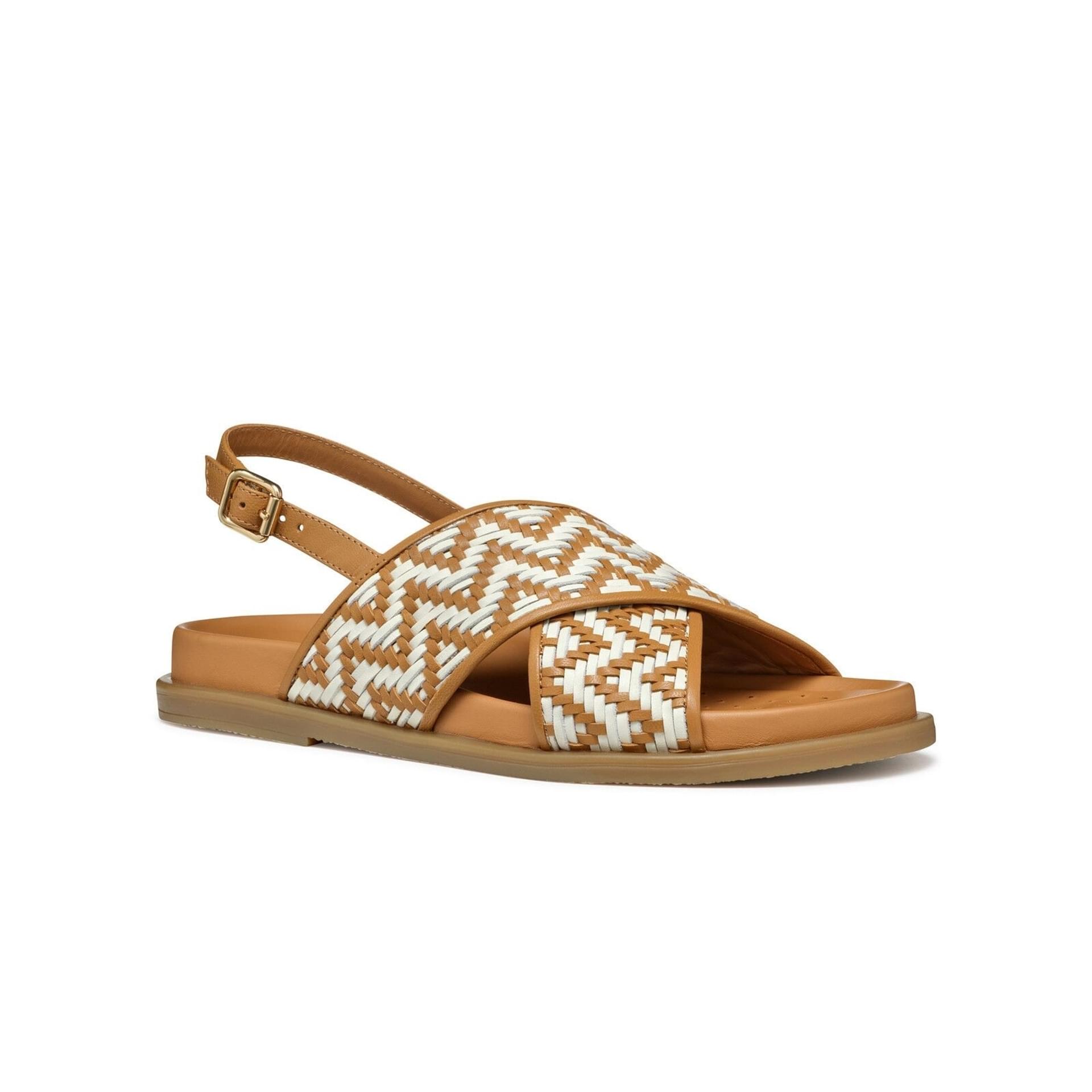 Geox Adelash Sandals D55YWE_000TC in Camel/Papyrus