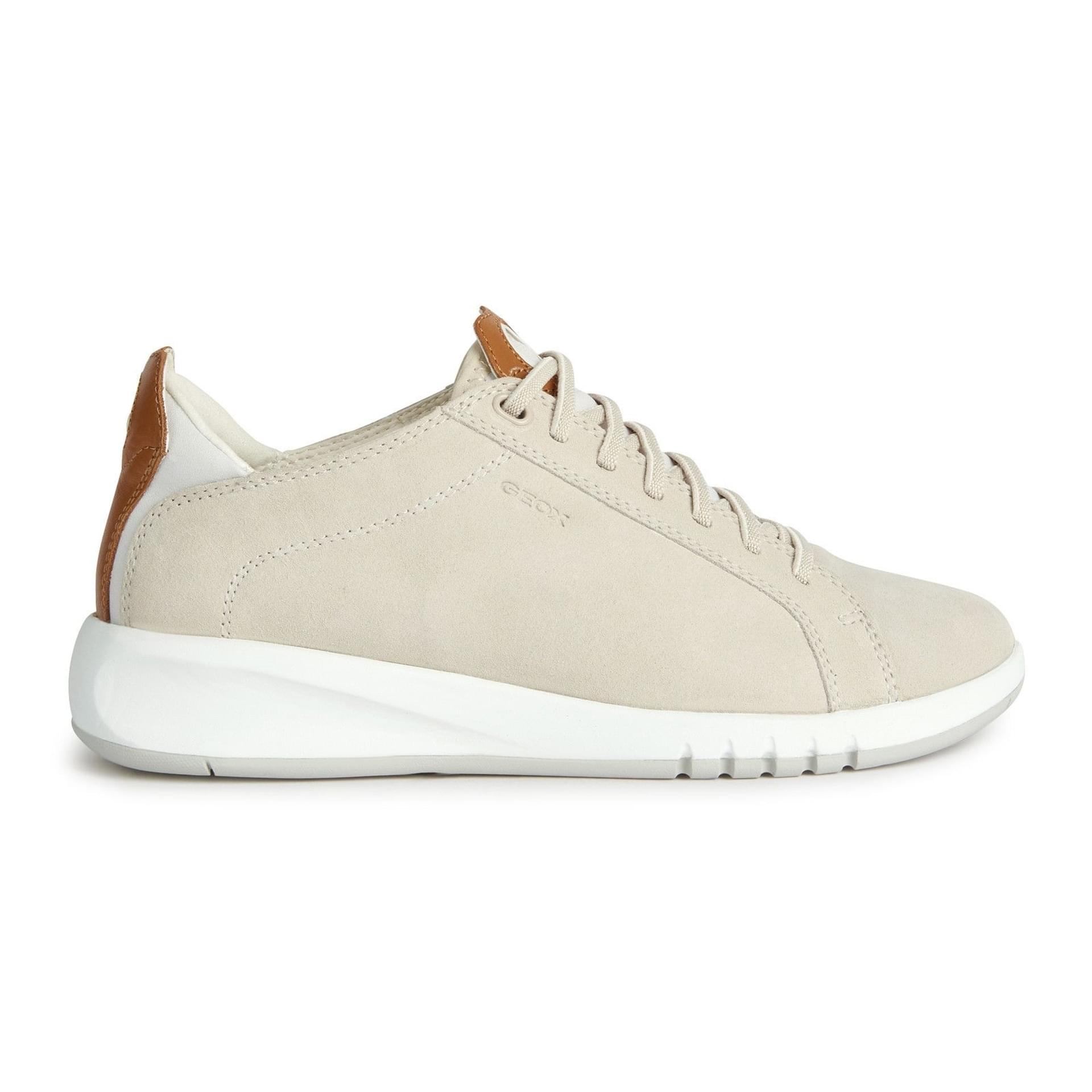 Geox Aerantis Sneakers D35HND_02285 in Off White/Camel