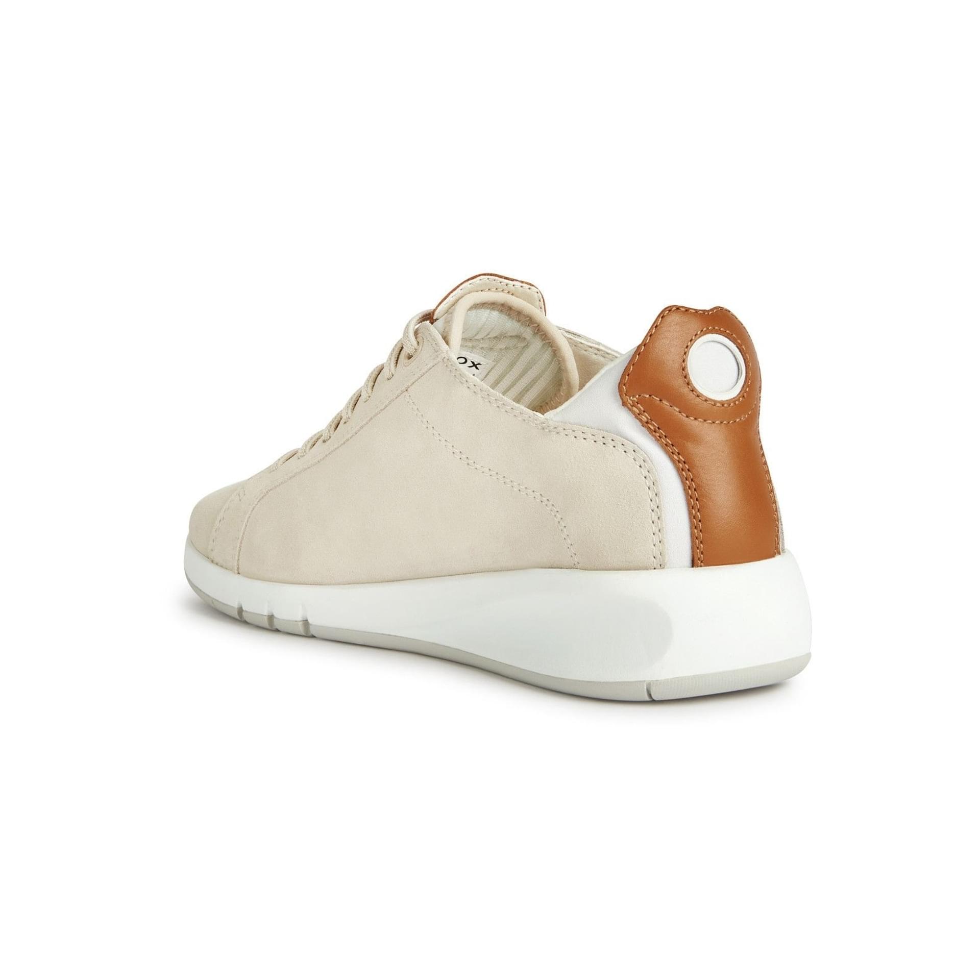 Geox Aerantis Sneakers D35HND_02285 in Off White/Camel