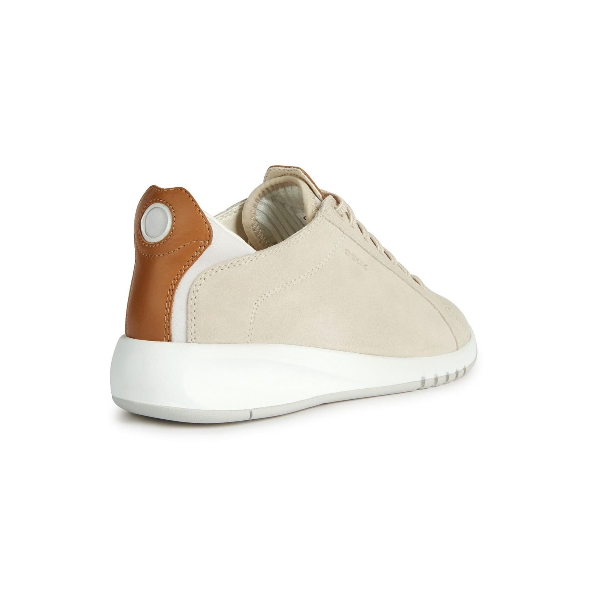 Geox Aerantis Sneakers D35HND_02285 in Off White/Camel