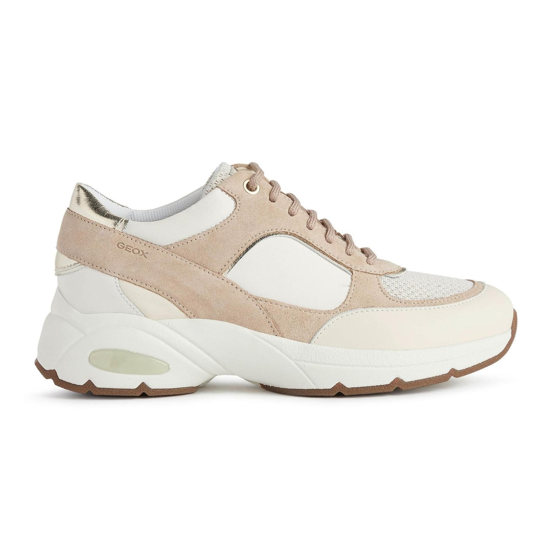 Geox Alhour Sneakers D15FGA_02285 in Dark Skin/Off White