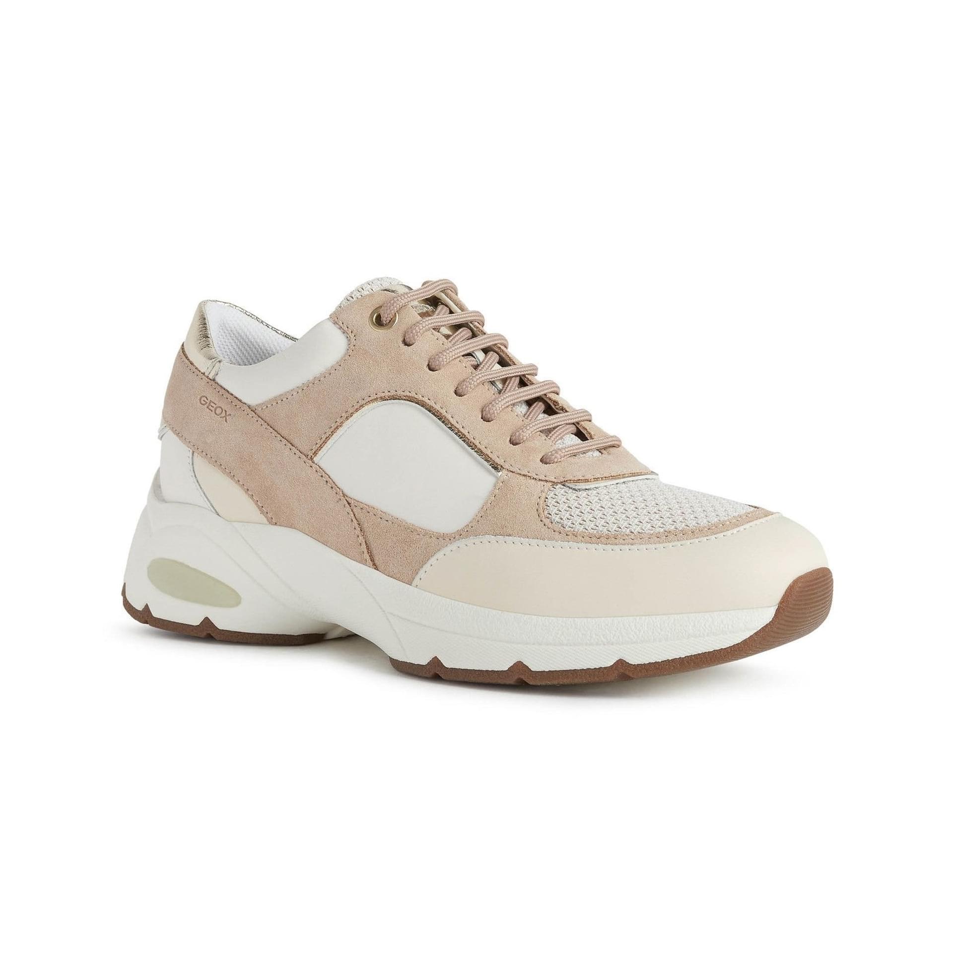 Geox Alhour Sneakers D15FGA_02285 in Dark Skin/Off White