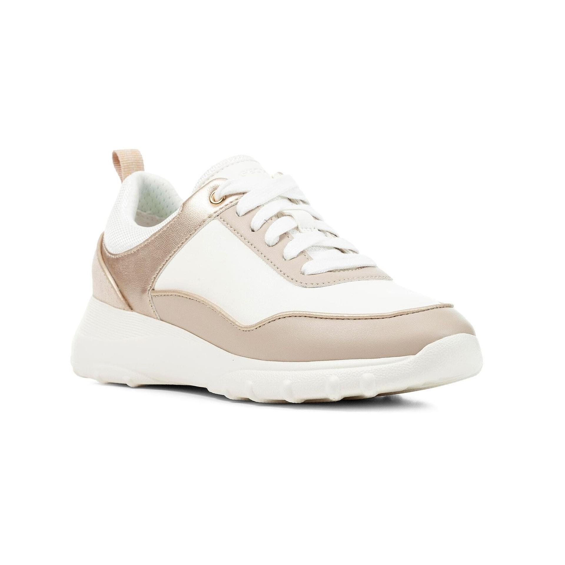 Geox Alleniee Sneakers D35LPB_00054 in Light Taupe/Off White