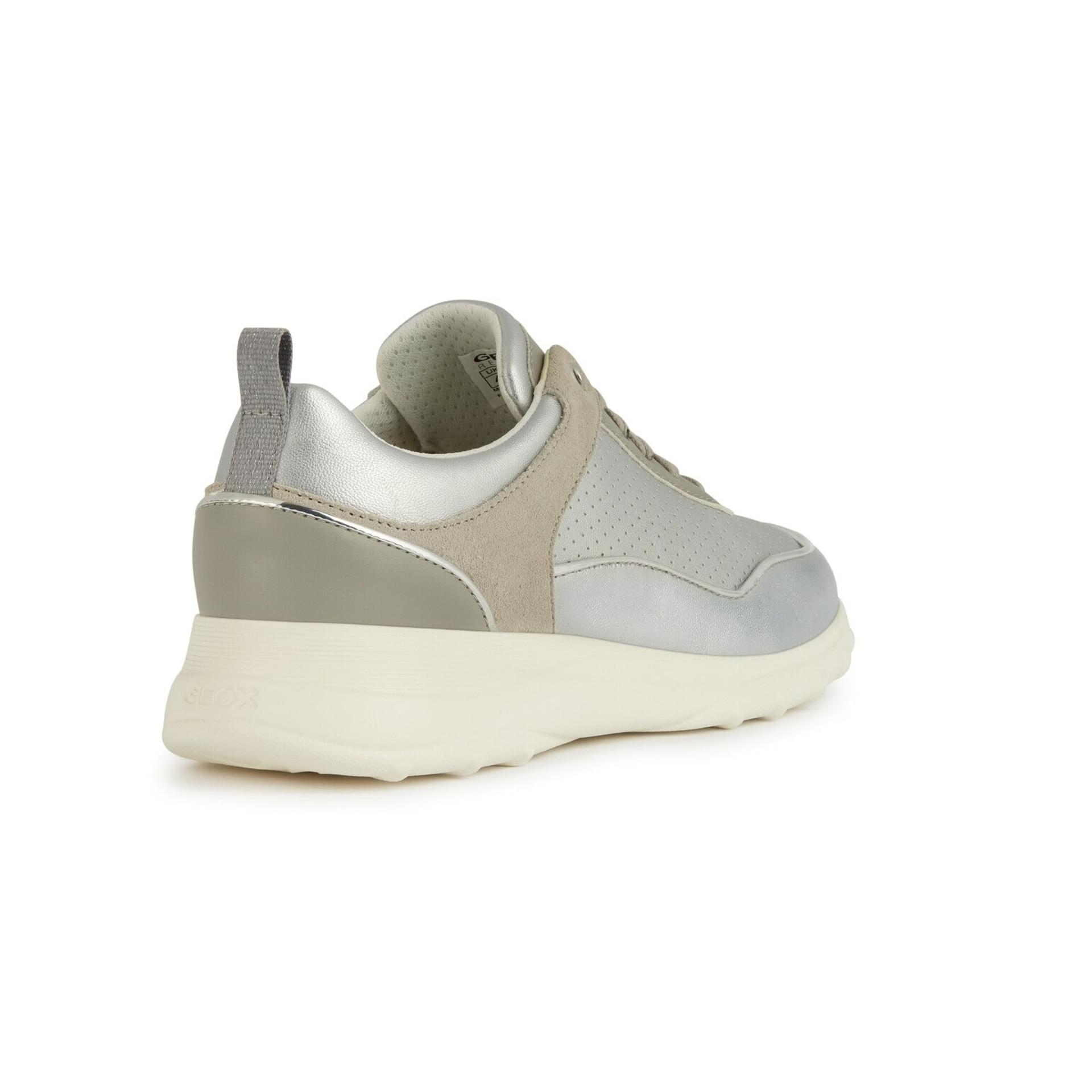 Geox Alleniee Sneakers D35LPB_0AJ22 in Silver/Light Grey