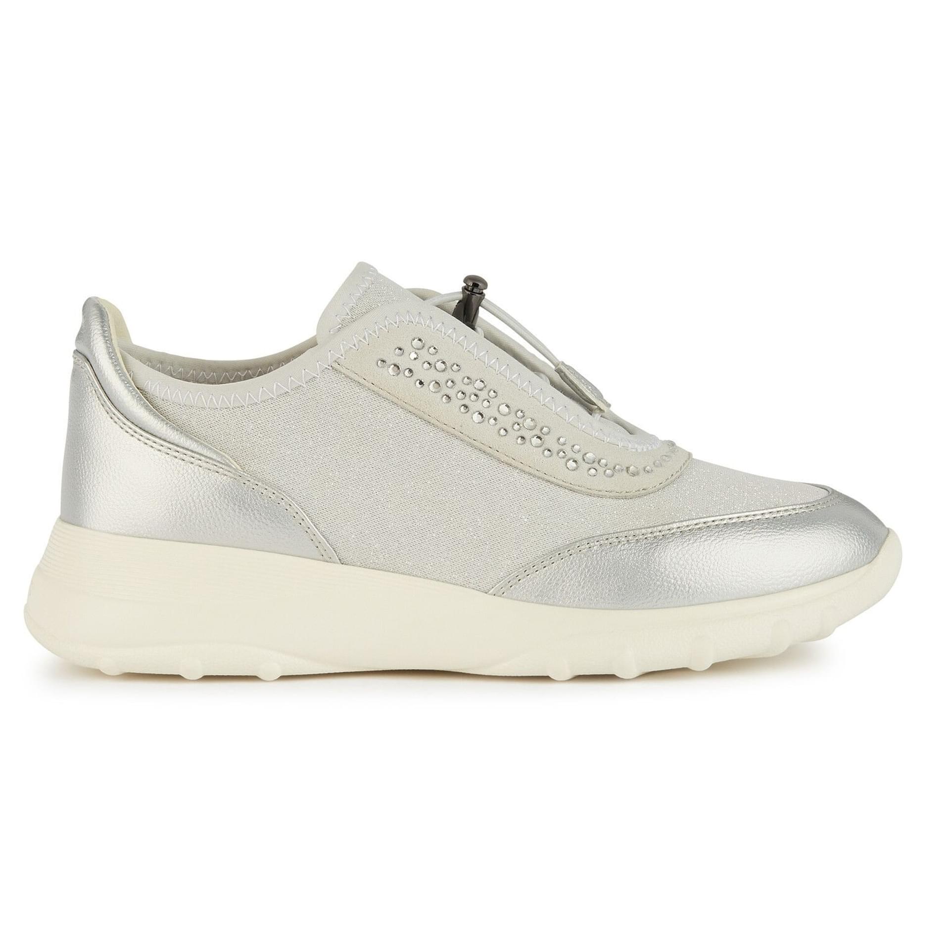 Geox Alleniee Sneakers D35LPC_054AS in Silver/Light Grey