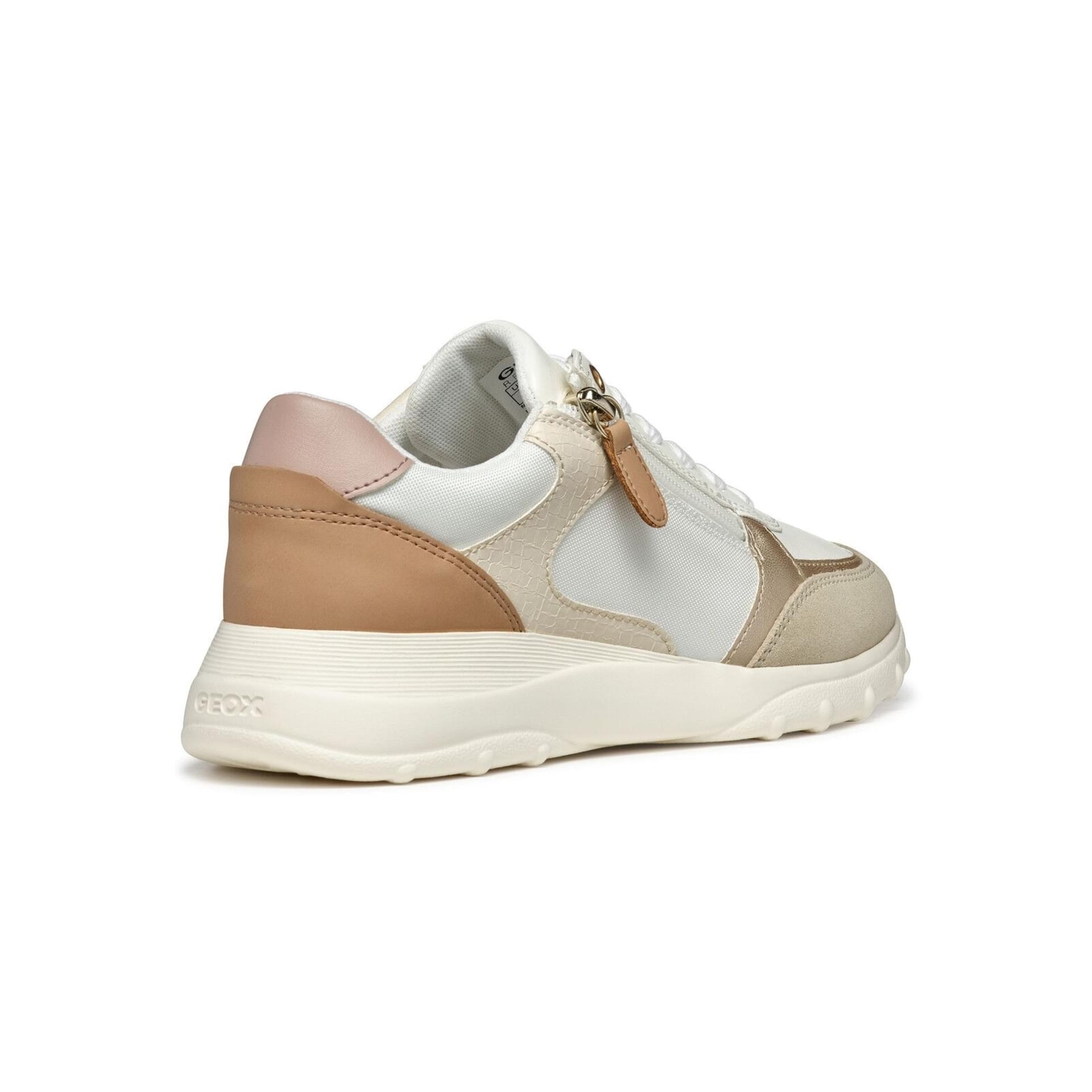 Geox Alleniee Sneakers D36LPB_0BC22 in Optic White/Light Taupe