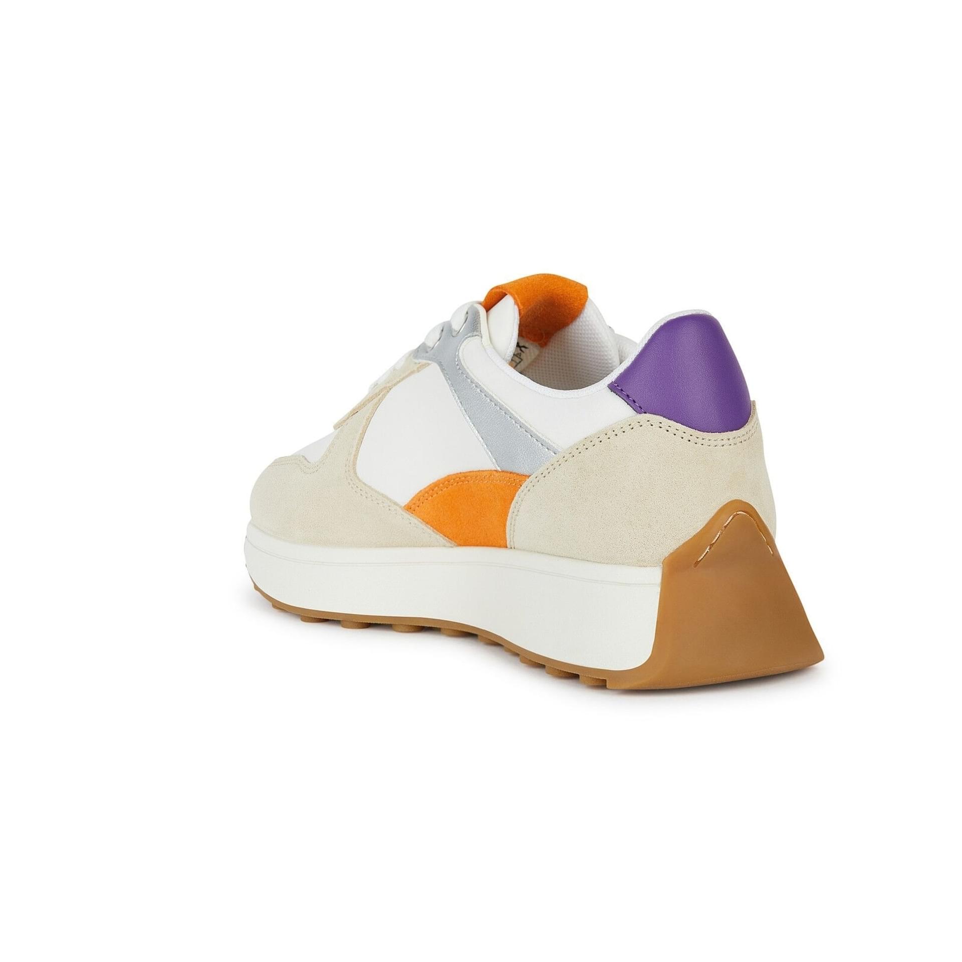 Geox Amabel Sneakers D45MDA_02285 in Off White/Orange