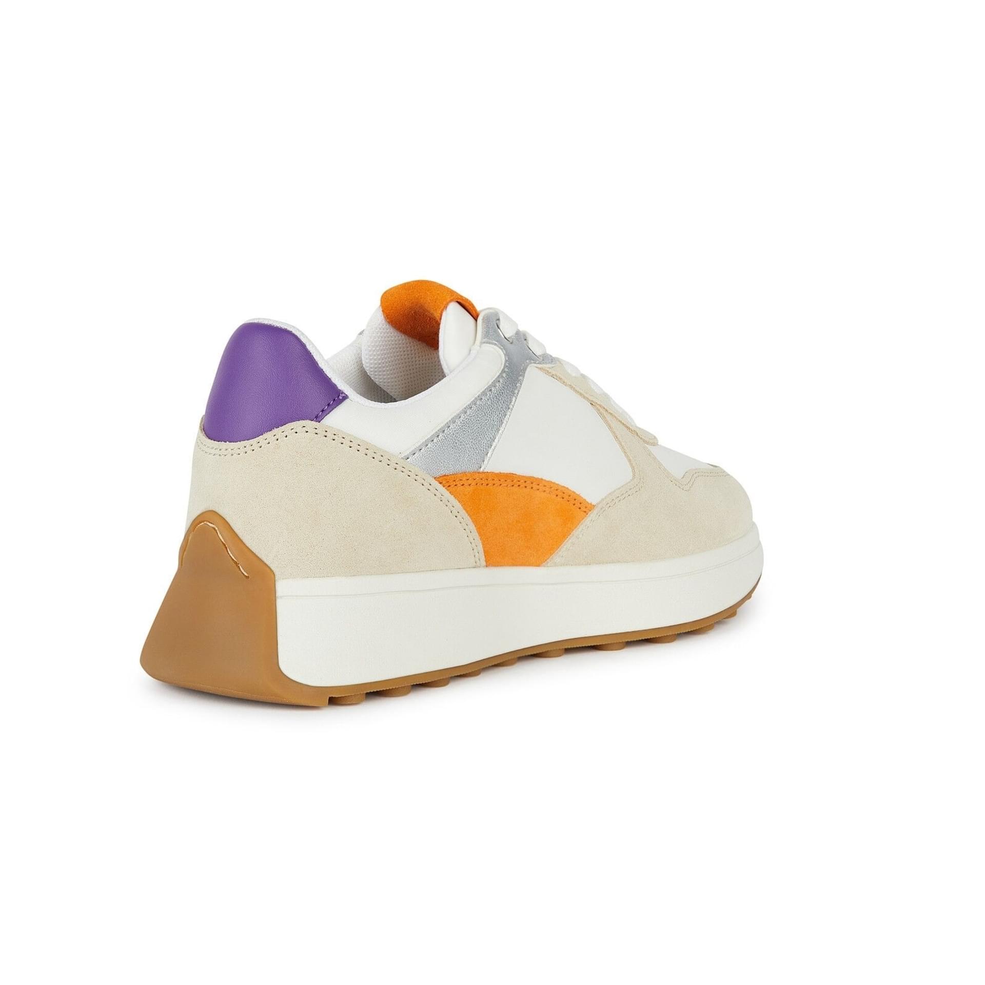 Geox Amabel Sneakers D45MDA_02285 in Off White/Orange