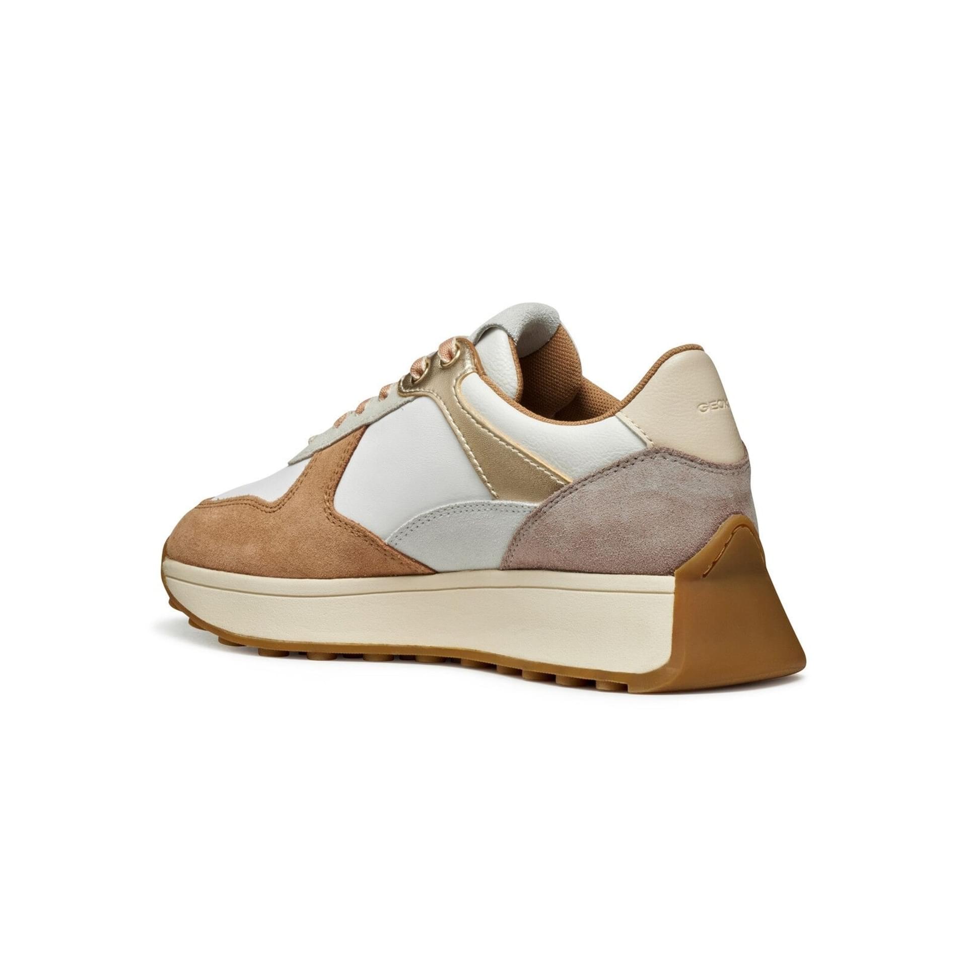 Geox Amabel Sneakers D45MDA_02285 in Off Wht/Apricot