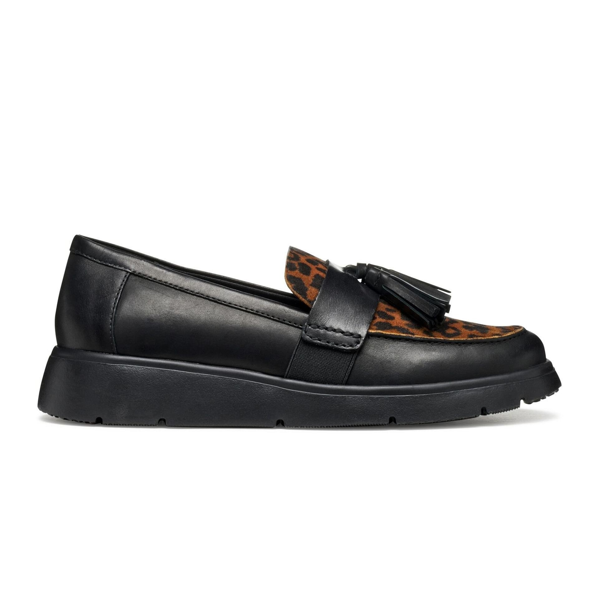 Geox Arlara Mocassins D04LCA_04307 in Black/Cognac