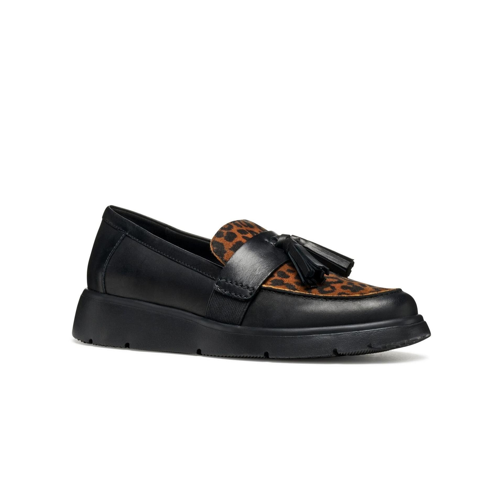 Geox Arlara Mocassins D04LCA_04307 in Black/Cognac