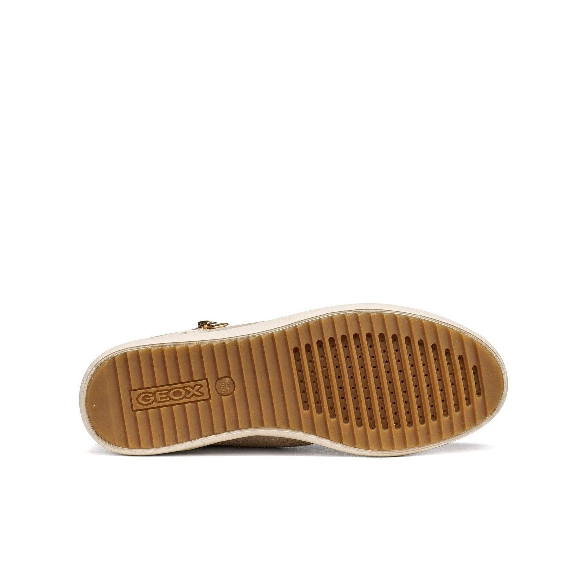 Geox Blomiee Sneakers in Light Sand/Beige, zool (SKU D366HD_05422--C5V5A)
