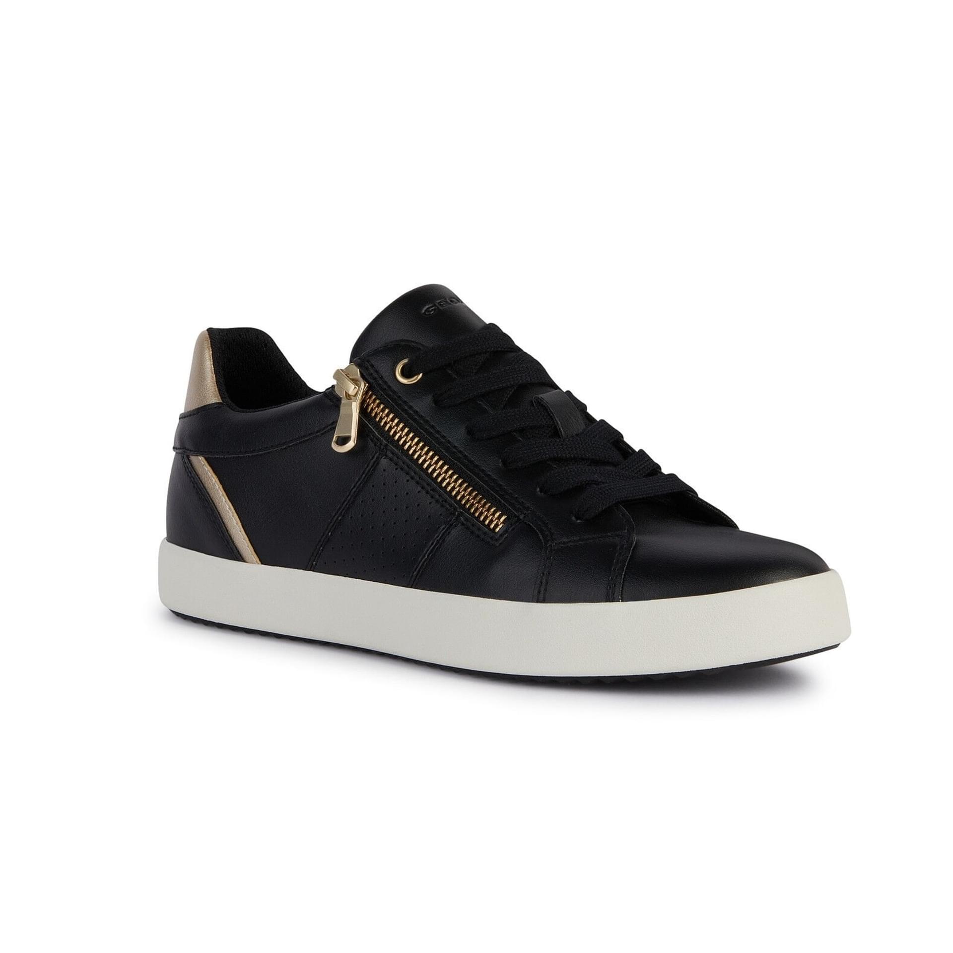 Geox Blomiee Sneakers D366HE_054AJ in Black/Light Gold