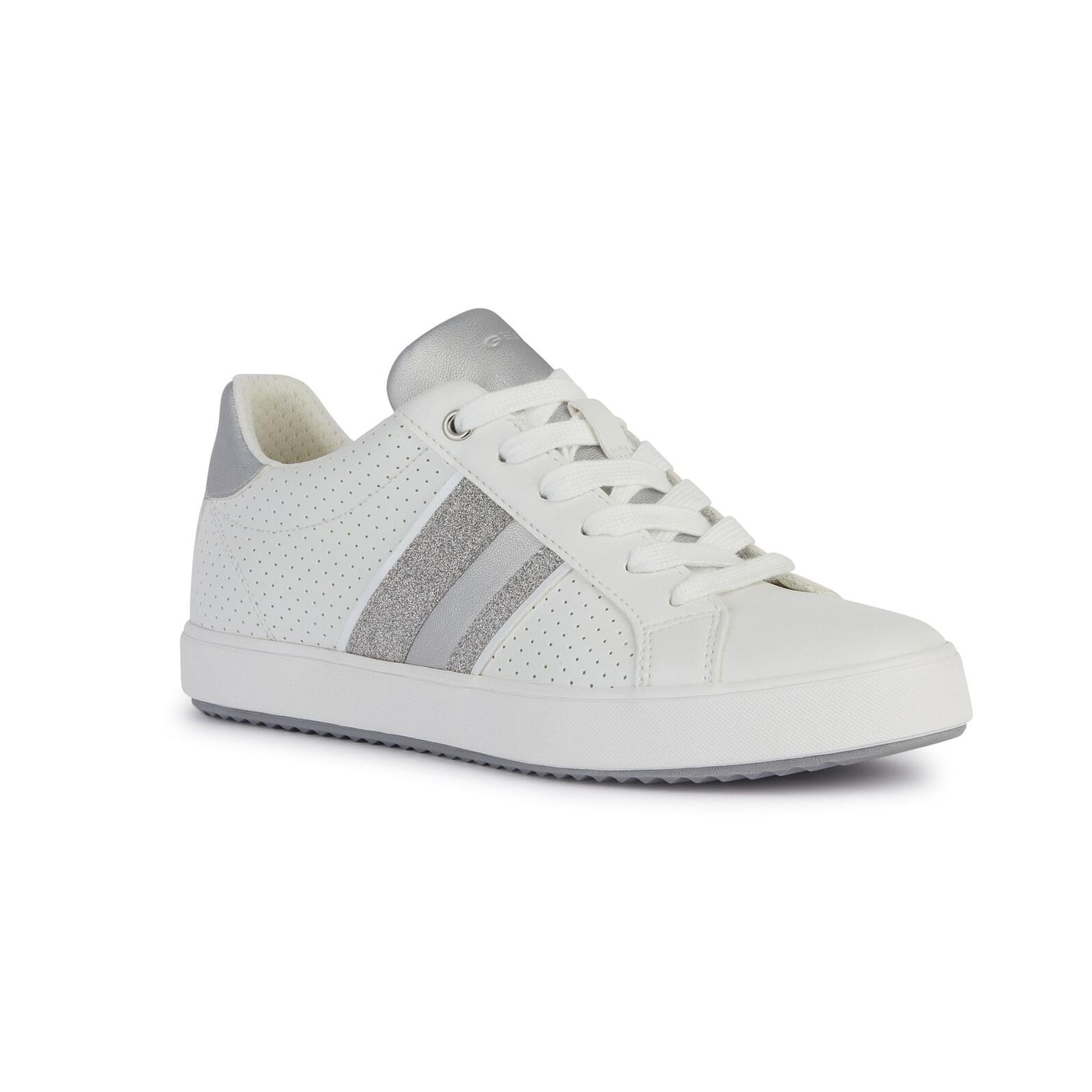 Geox Blomiee Sneakers D366HF_054AJ in White/Silver