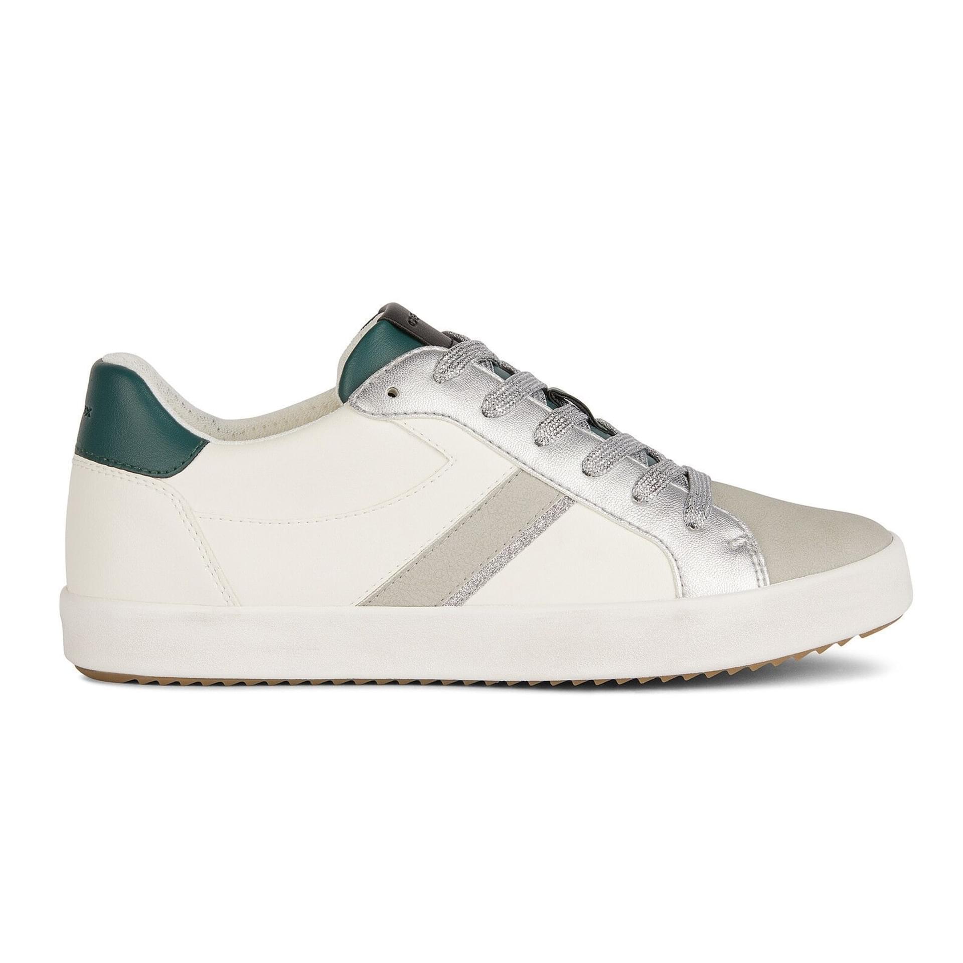 Geox Blomiee Sneakers D456HC_000BC in Optic White/Dark Green