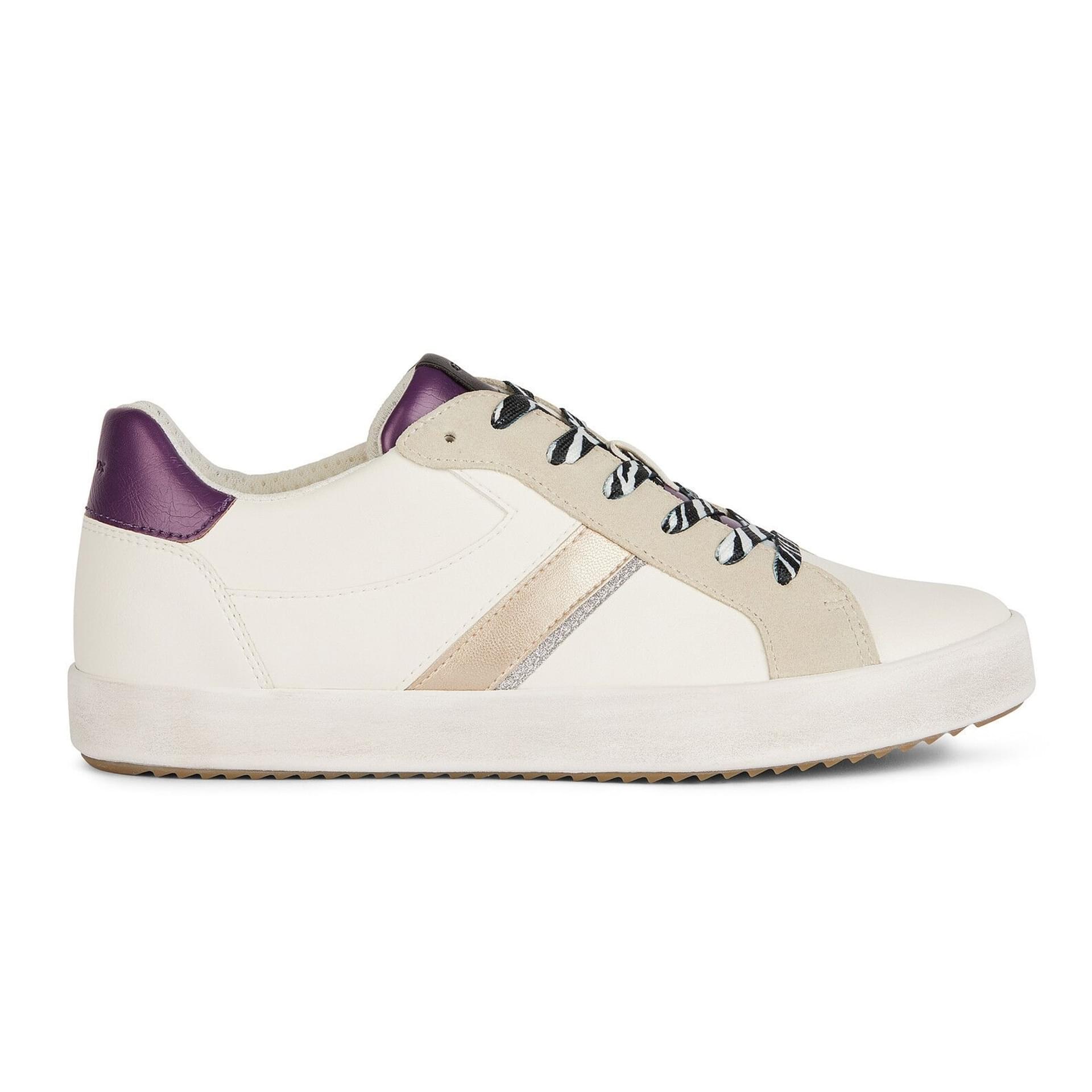 Geox Blomiee Sneakers D456HC_054AJ in Optic White/Purple