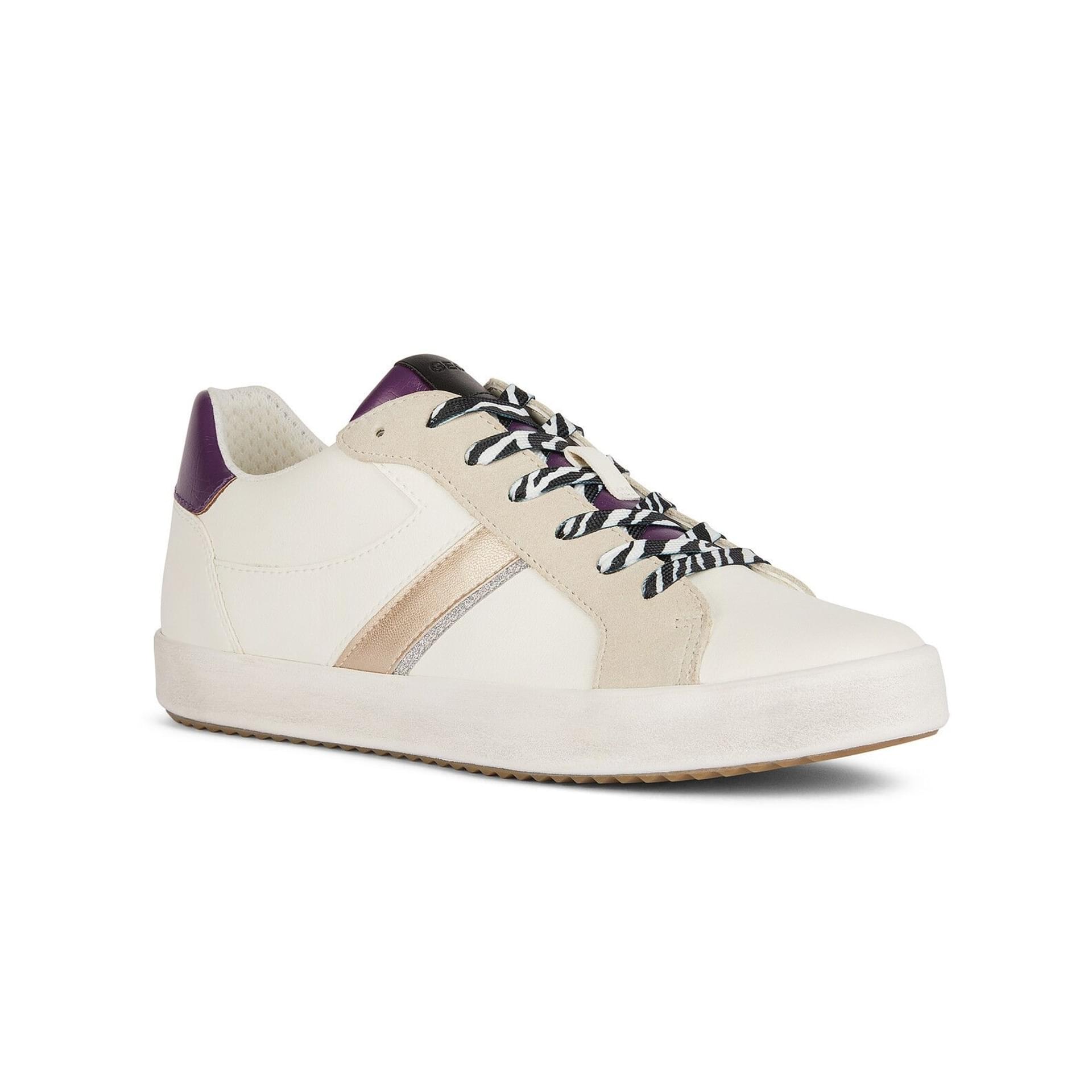 Geox Blomiee Sneakers D456HC_054AJ in Optic White/Purple