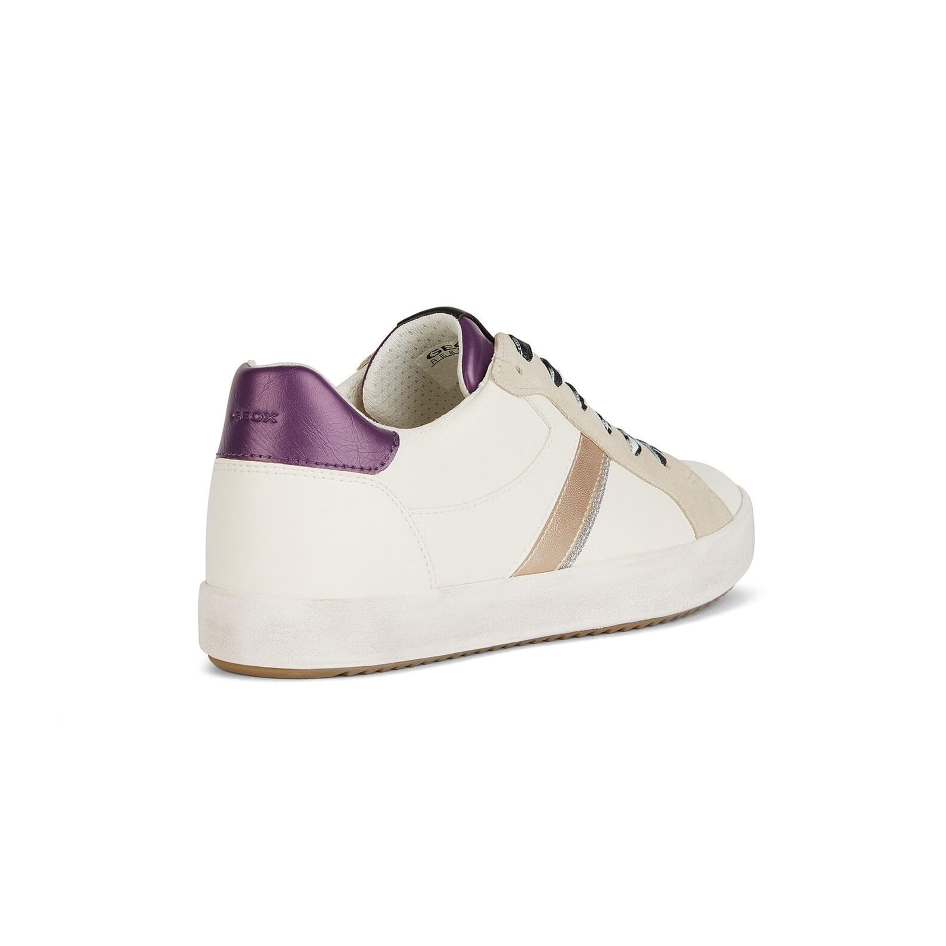 Geox Blomiee Sneakers D456HC_054AJ in Optic White/Purple