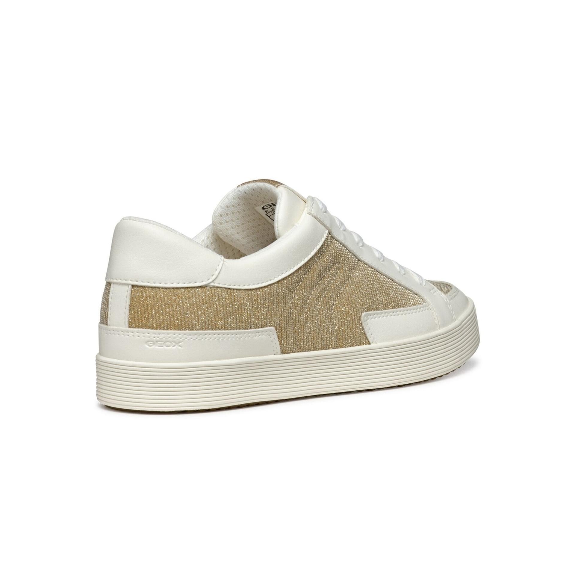 Geox Blomiee Sneakers D466HB_0LYBC in Light Gold/Off White