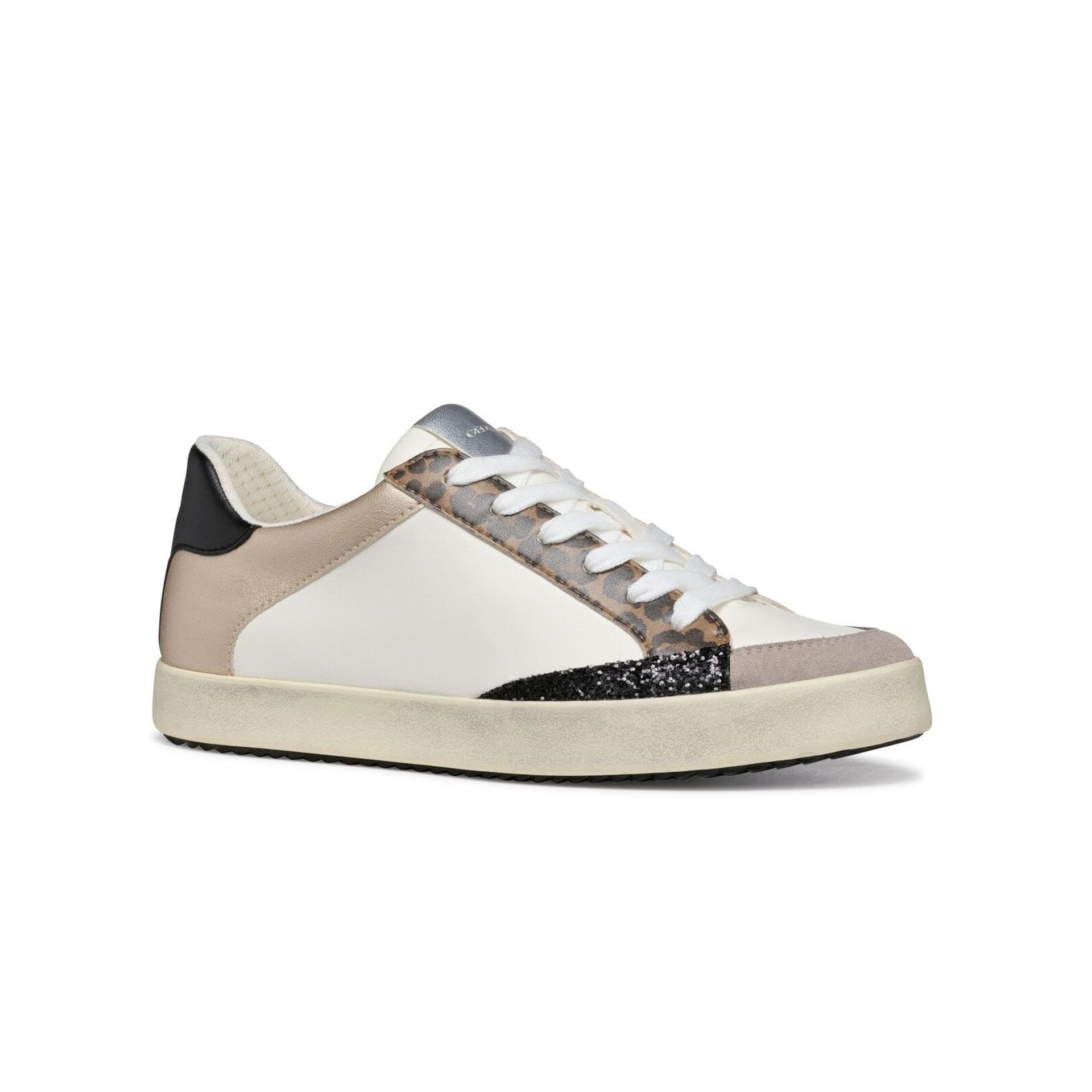 Geox Blomiee Sneakers D466HI_05422 in Optic White/Mud