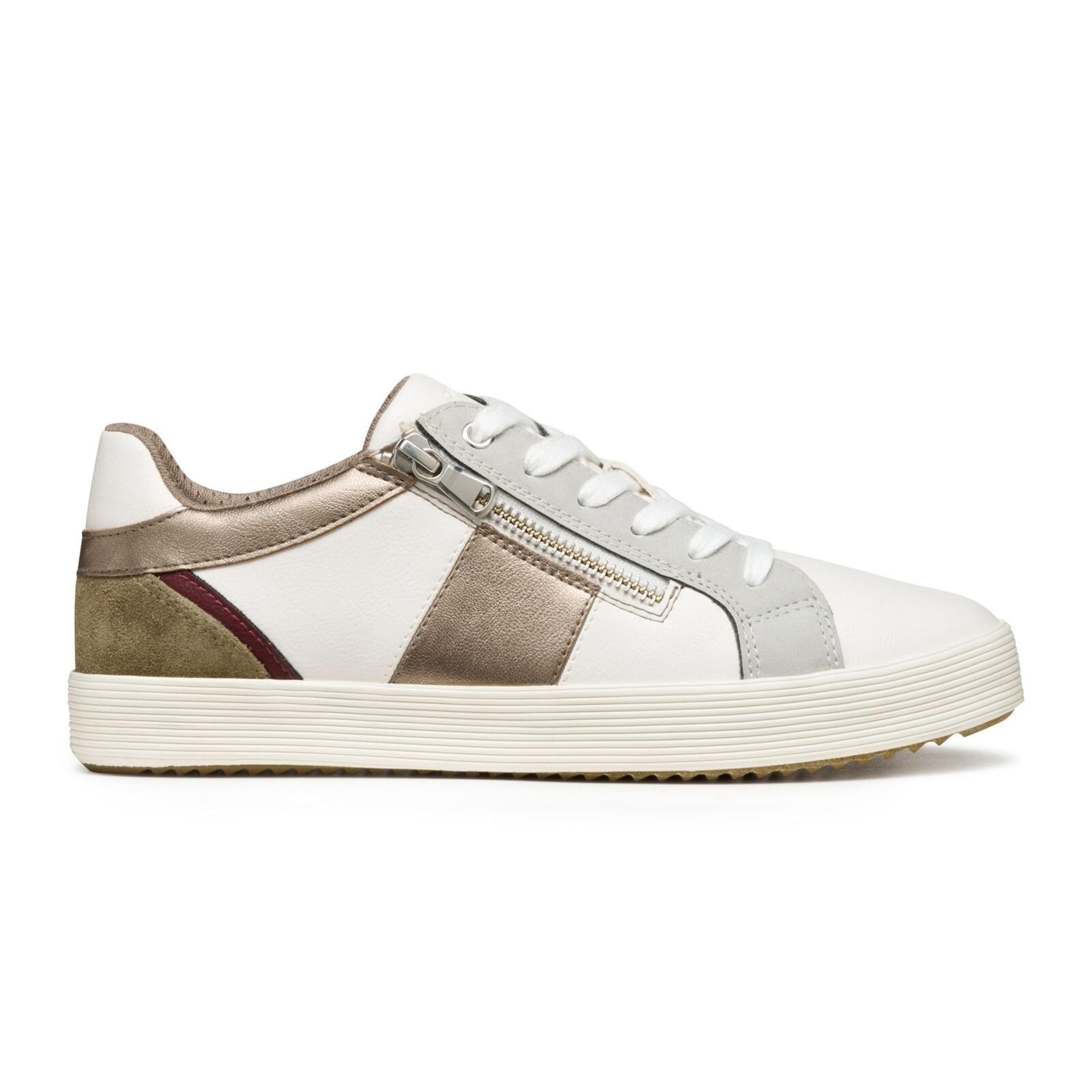 Geox Blomiee Sneakers D566HA_054AJ in White/Sand