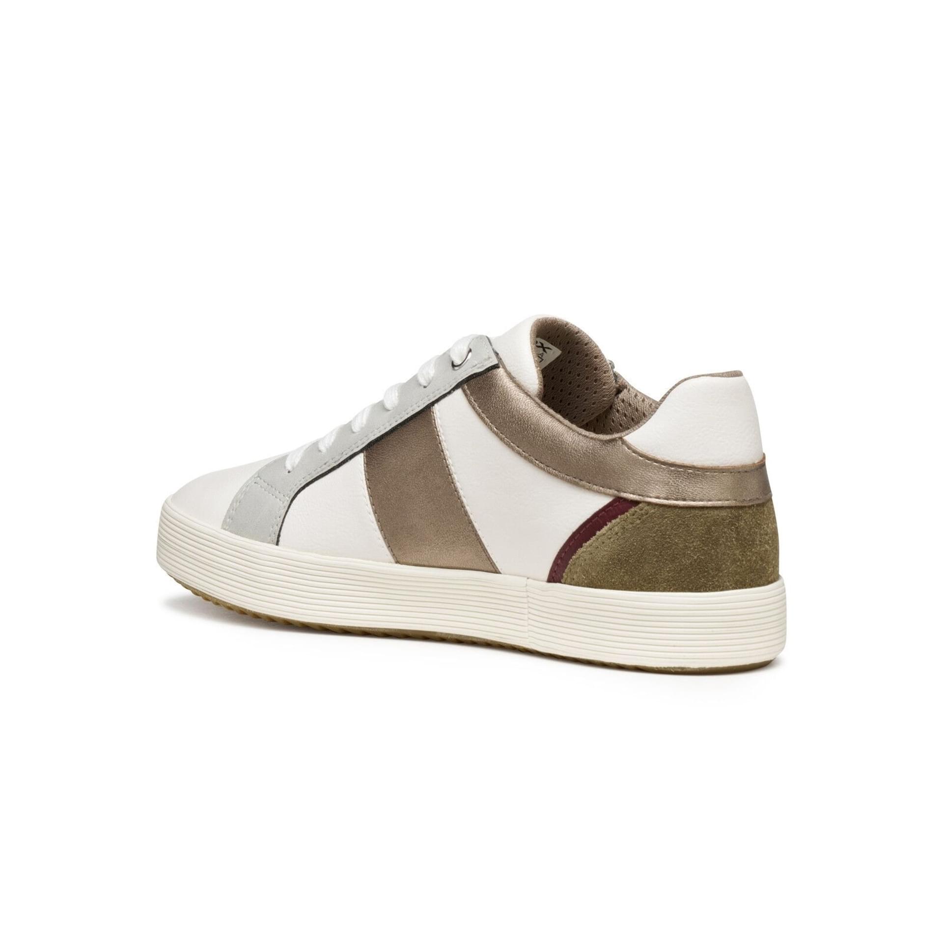 Geox Blomiee Sneakers D566HA_054AJ in White/Sand