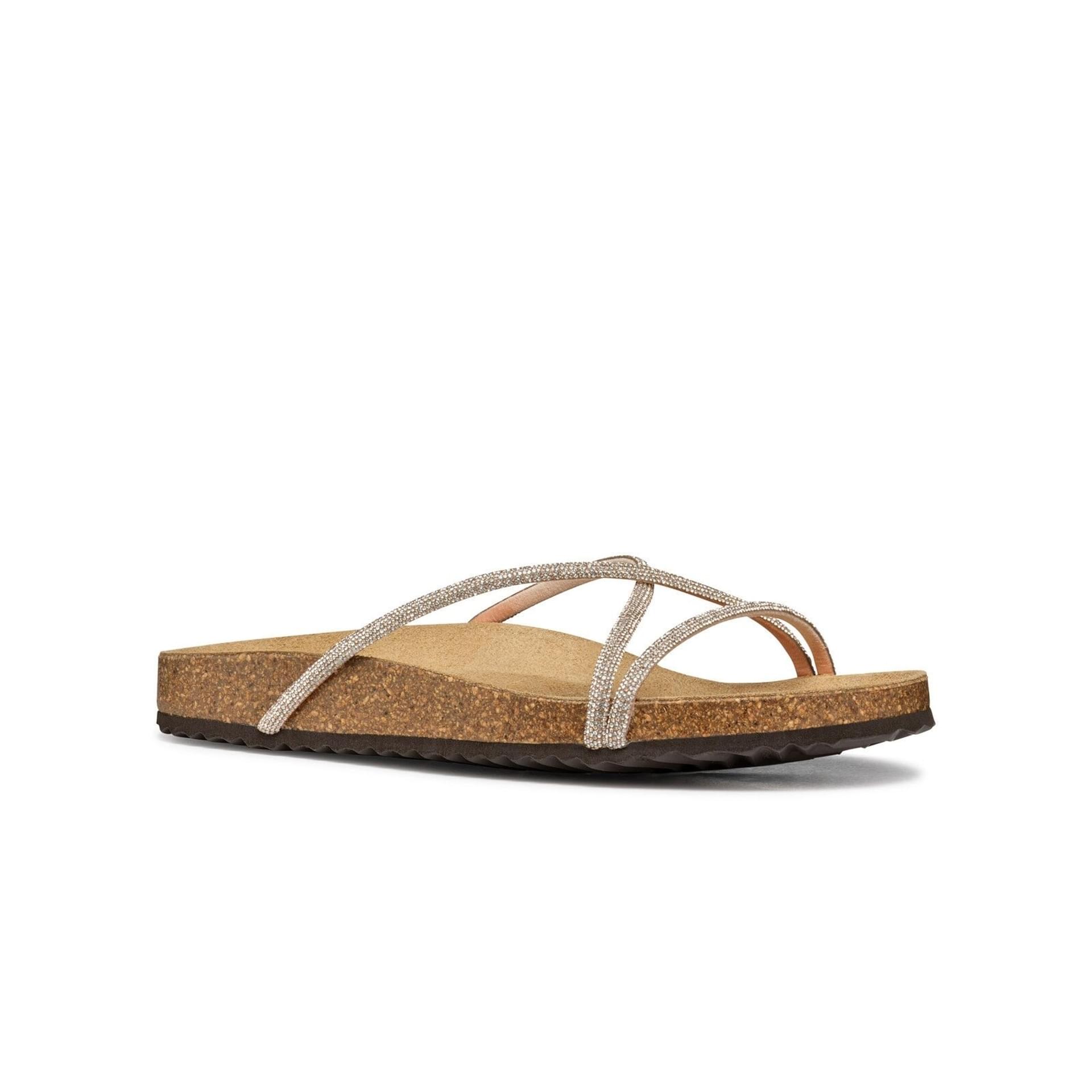 Geox Brionia R Sandals in Rose, three-quarter view (SKU D55Y3B_000SD--C8156)