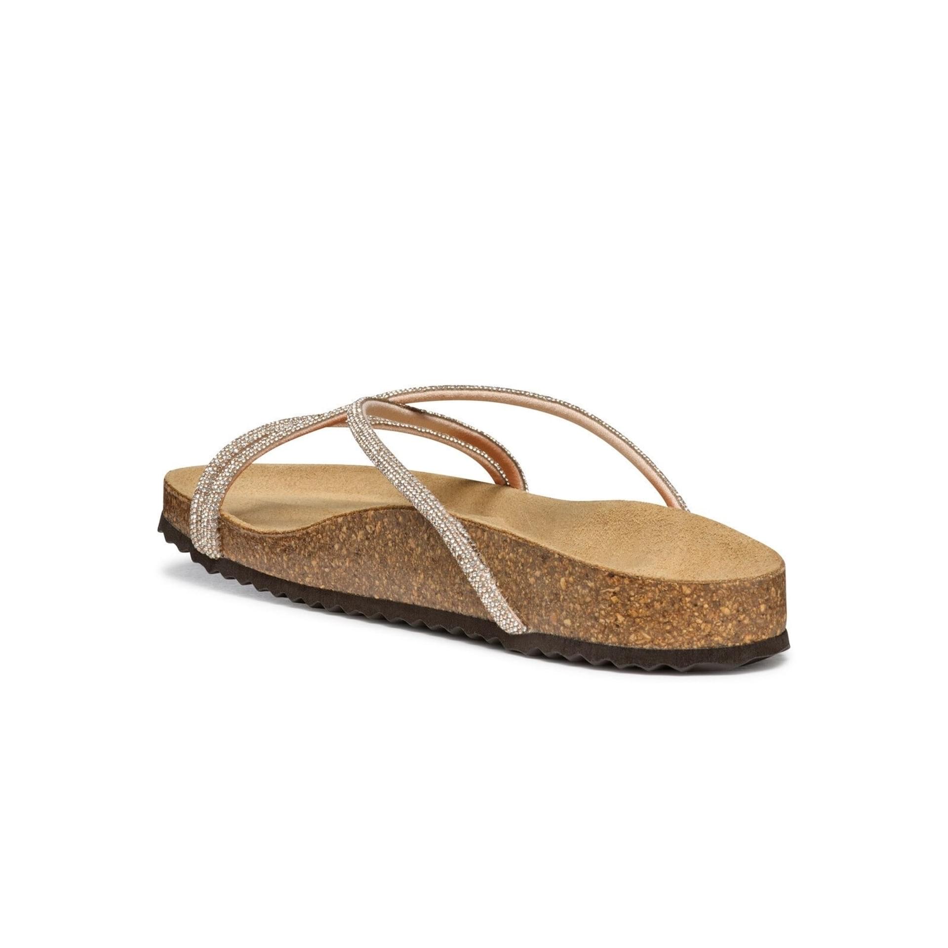 Geox Brionia R Sandals in Rose, angled view (SKU D55Y3B_000SD--C8156)