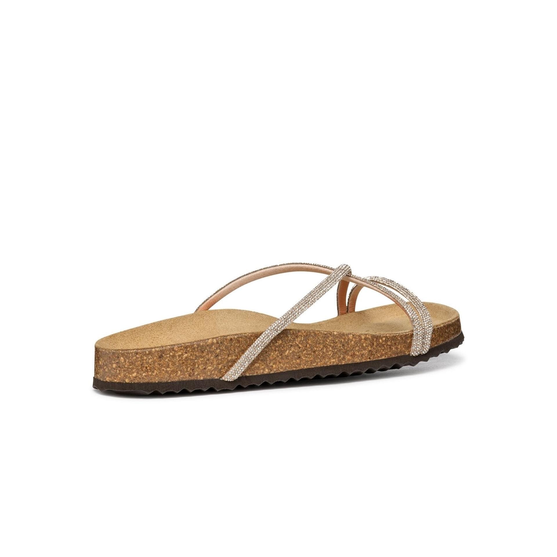 Geox Brionia R Sandals in Rose, angled view (SKU D55Y3B_000SD--C8156)