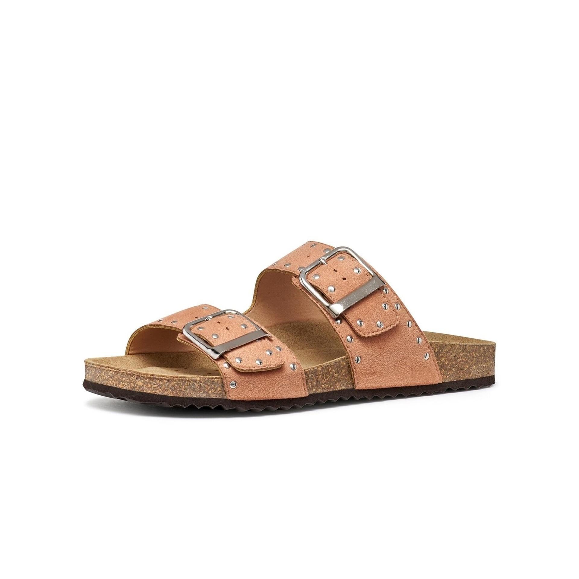Geox Brionia R Sandals in Old Rose, three-quarter view (SKU D55Y3I_000AU--C8014)