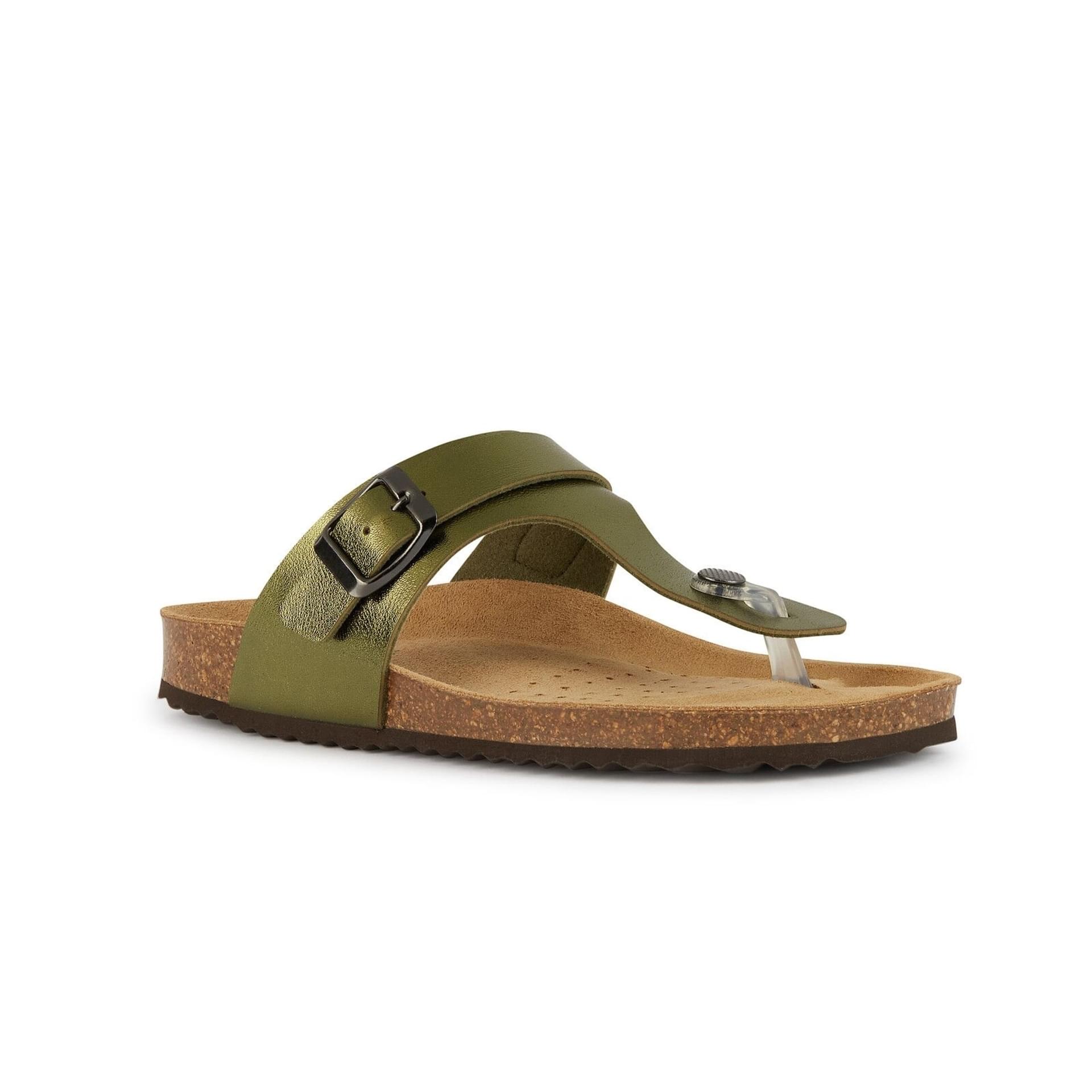 Geox Brionia Sandals D35LSK_000BN in Sage