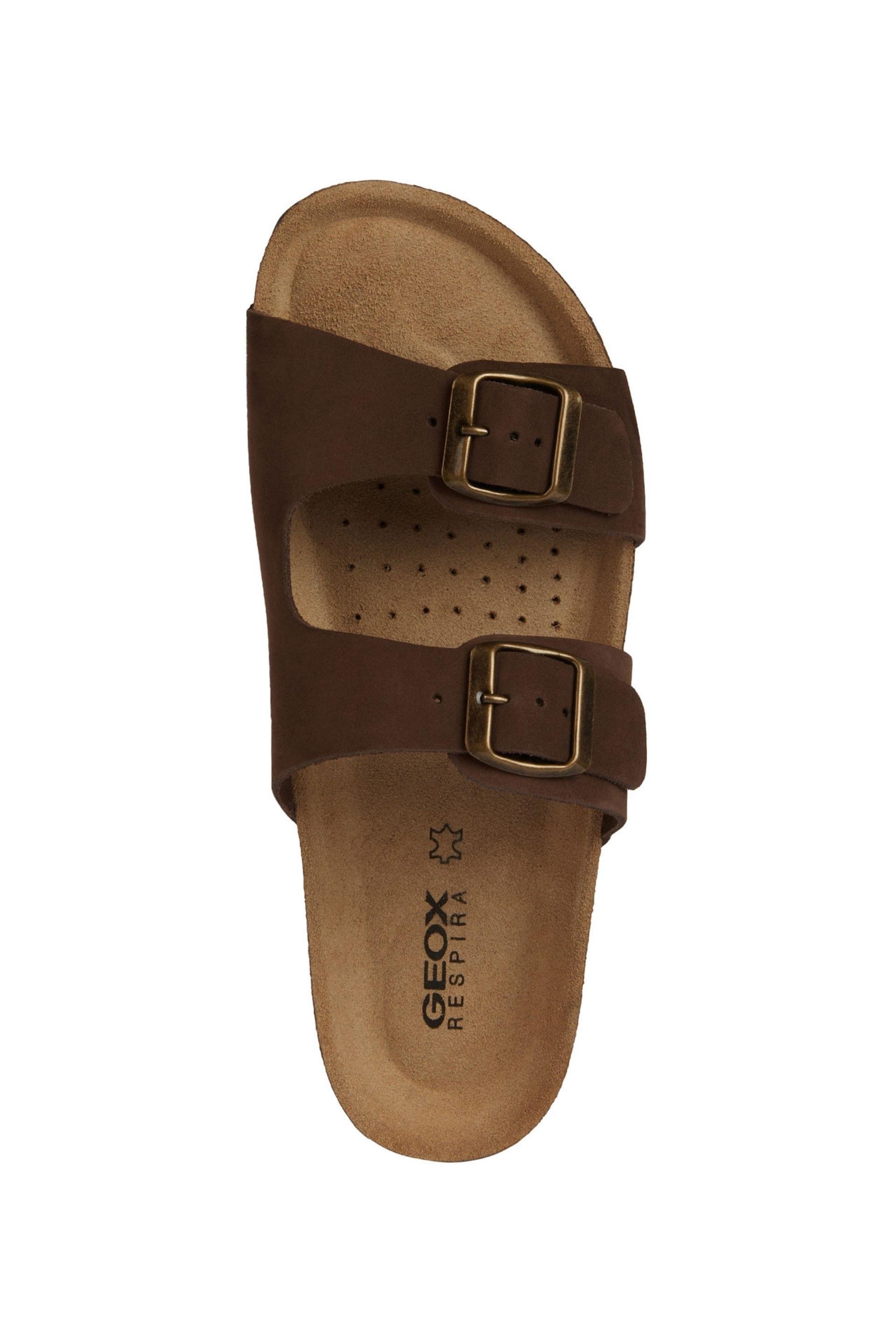 Geox Brionia Sandalen D35LSL_00032 in Coffee