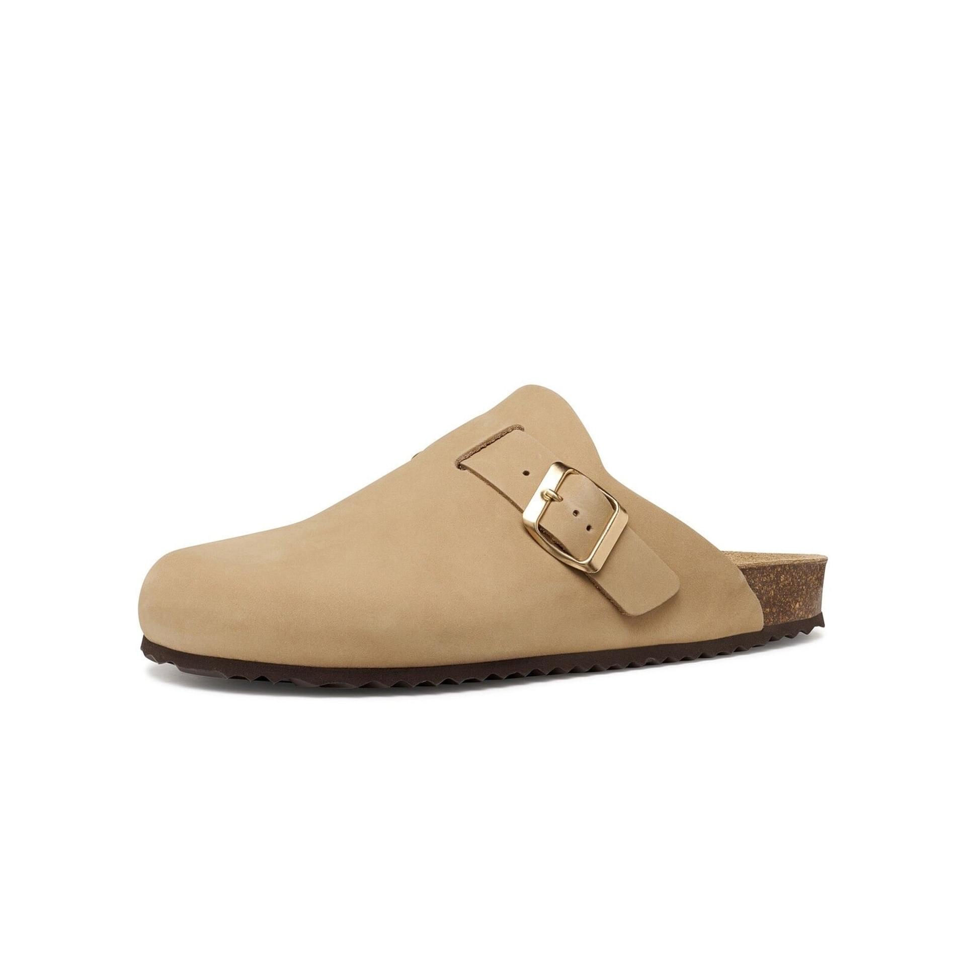 Geox Brionia Sandales cuir in Light Taupe, vue trois-quarts (SKU D65LSA_00032--C6738)