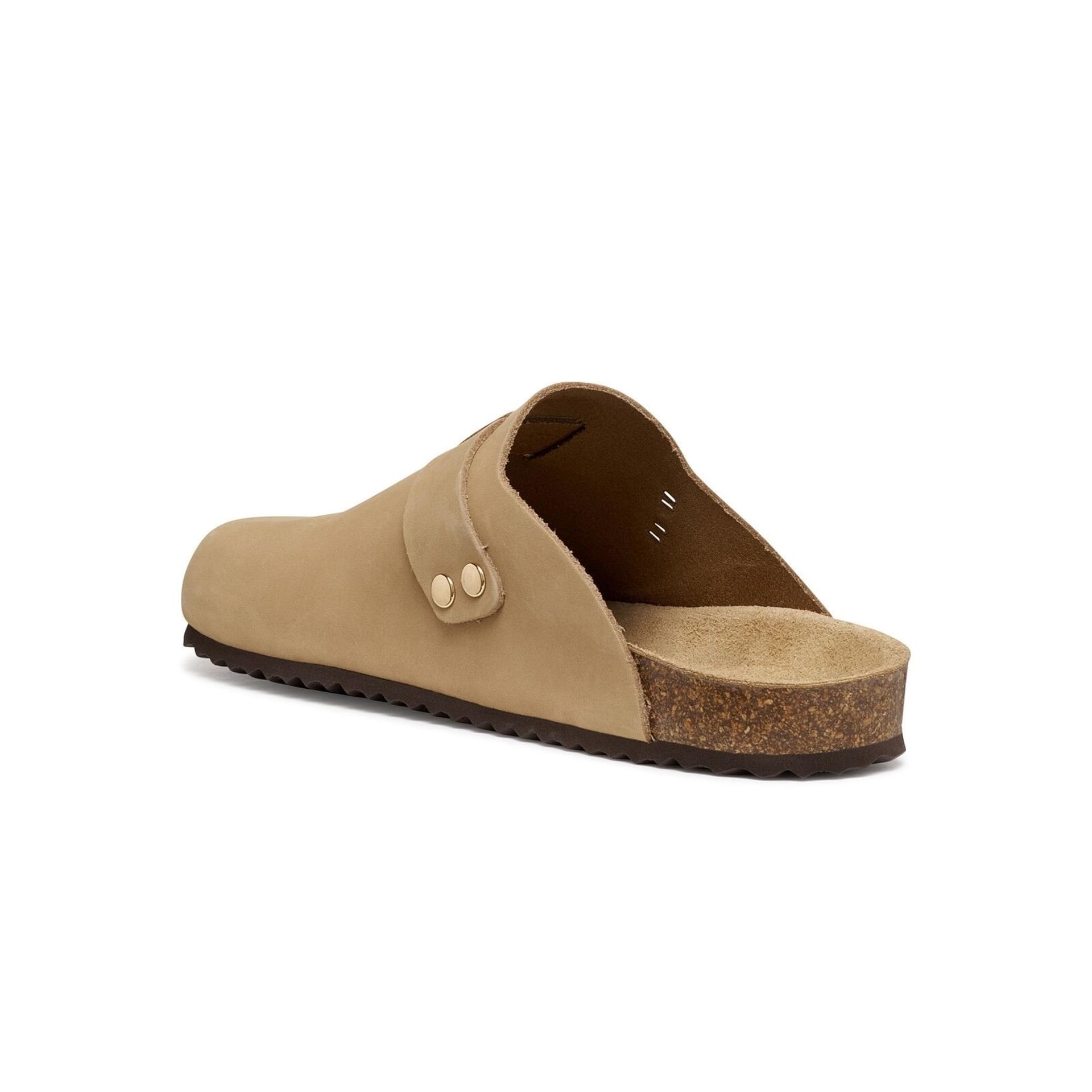 Geox Brionia Sandales cuir in Light Taupe, vue en angle (SKU D65LSA_00032--C6738)