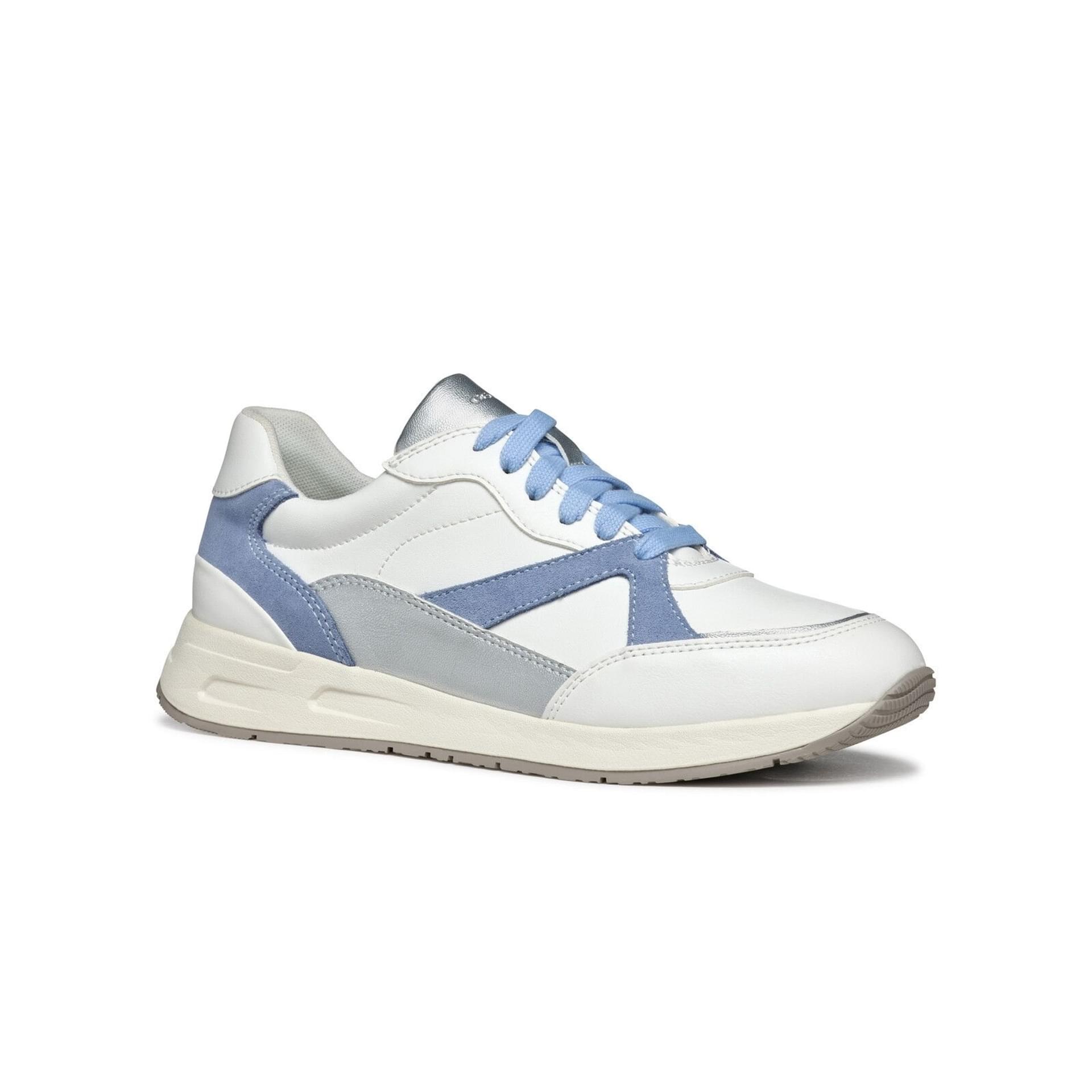 Geox Bulmya Sneakers D46NQA_05422 in White/Light Avio