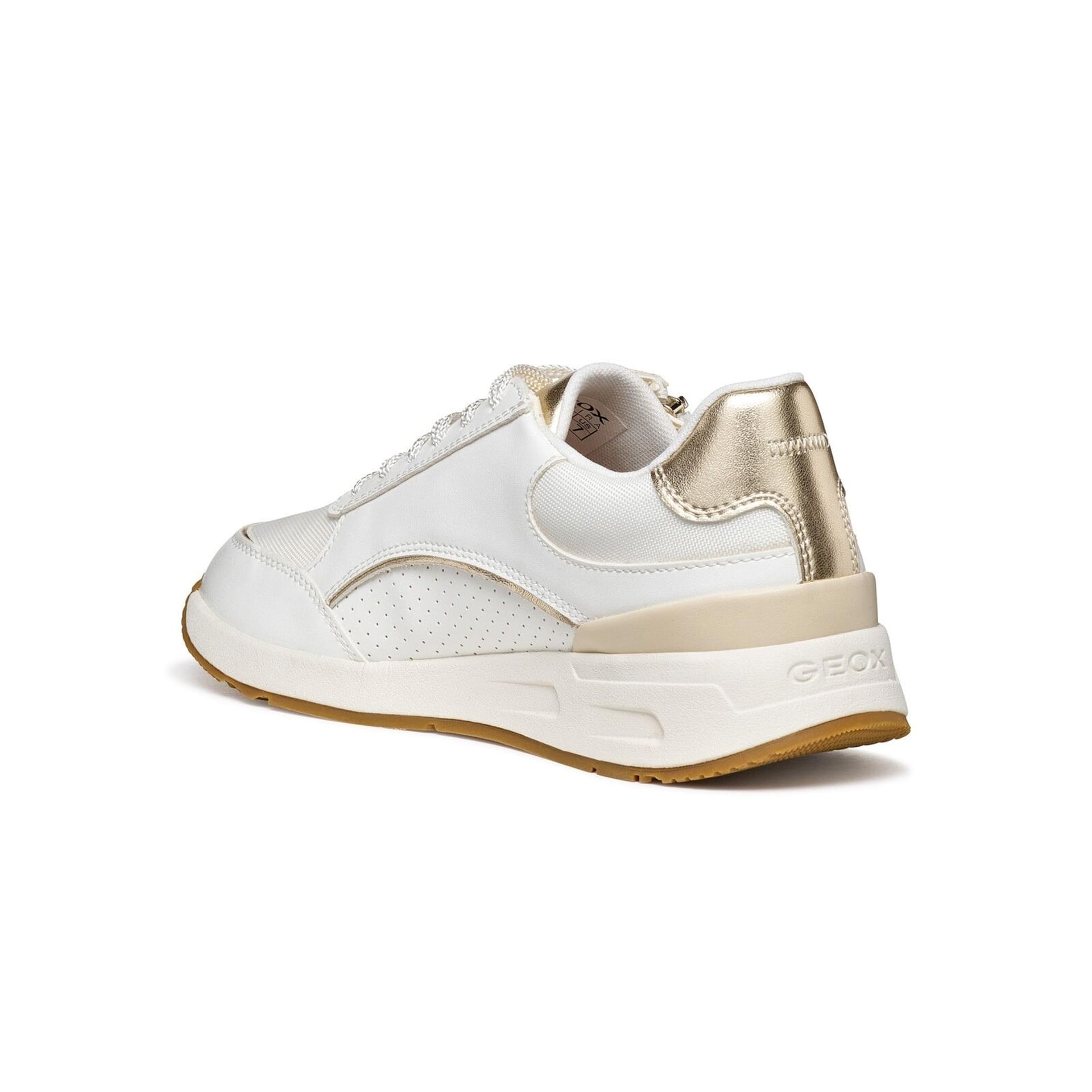 Geox Bulmya Sneakers D65NQB_05411 in White/Light Gold