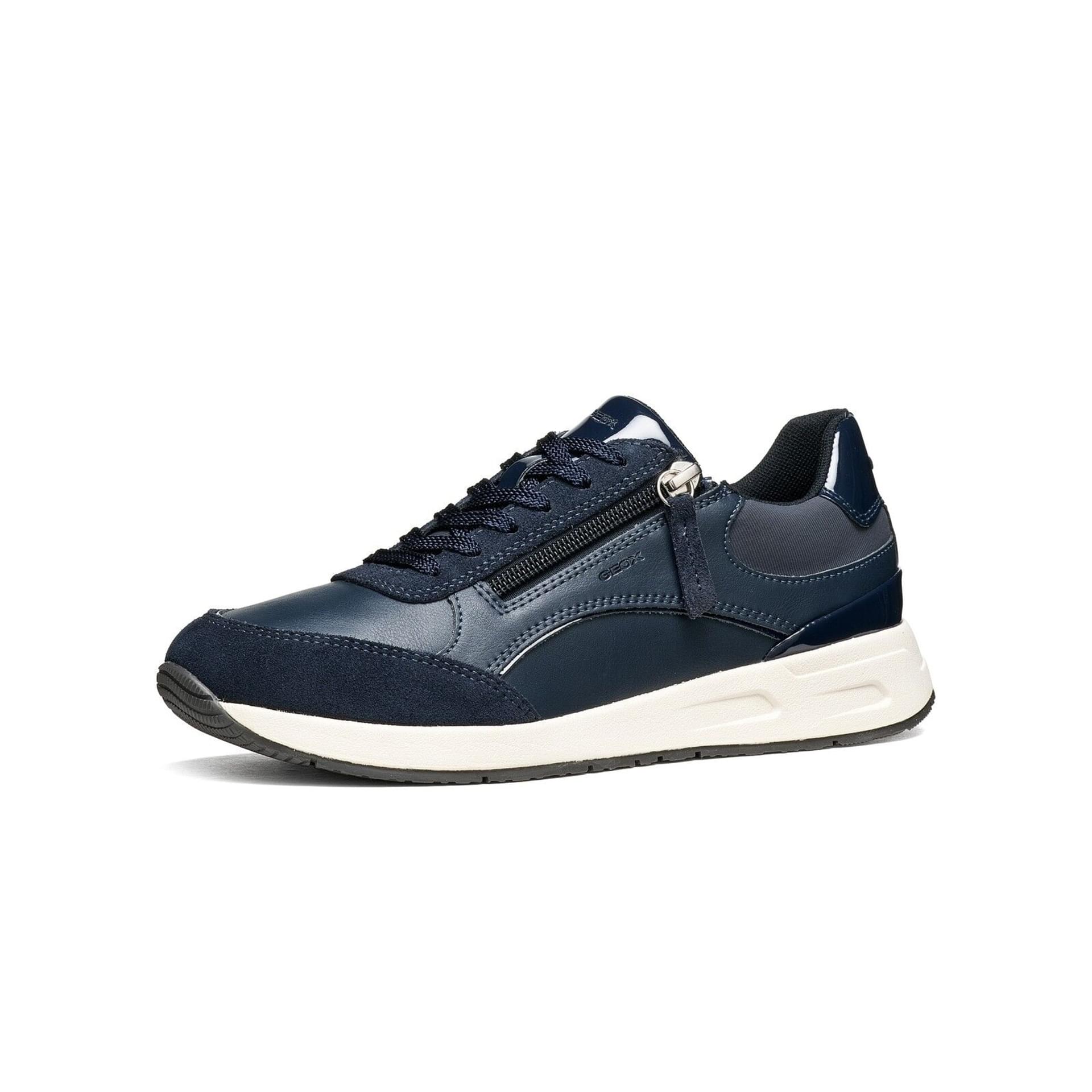 Geox Bulmya Sneakers in Navy, driekwartaanzicht (SKU D65NQB_05422--C4002)